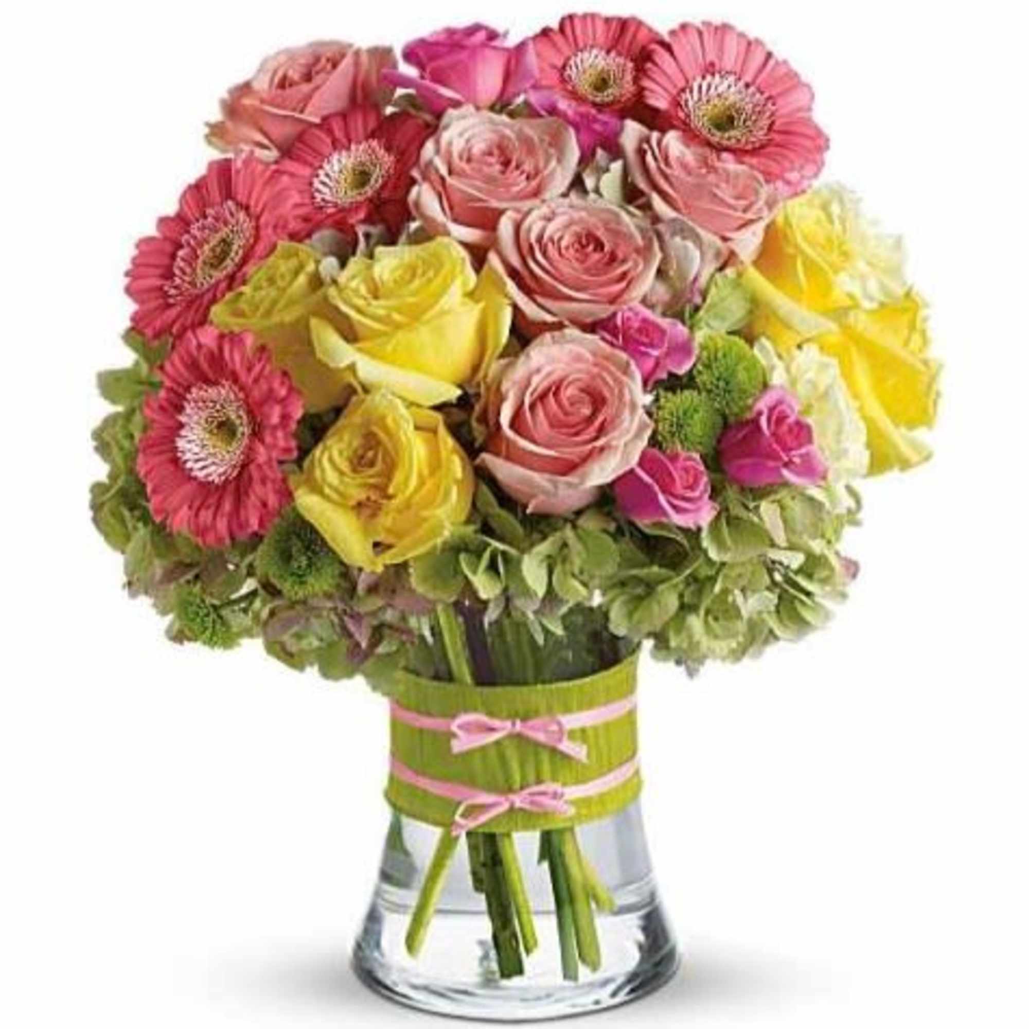 Pet Friendly?
No
This design includes chrysanthemums and daisy-family blooms, which are toxic to