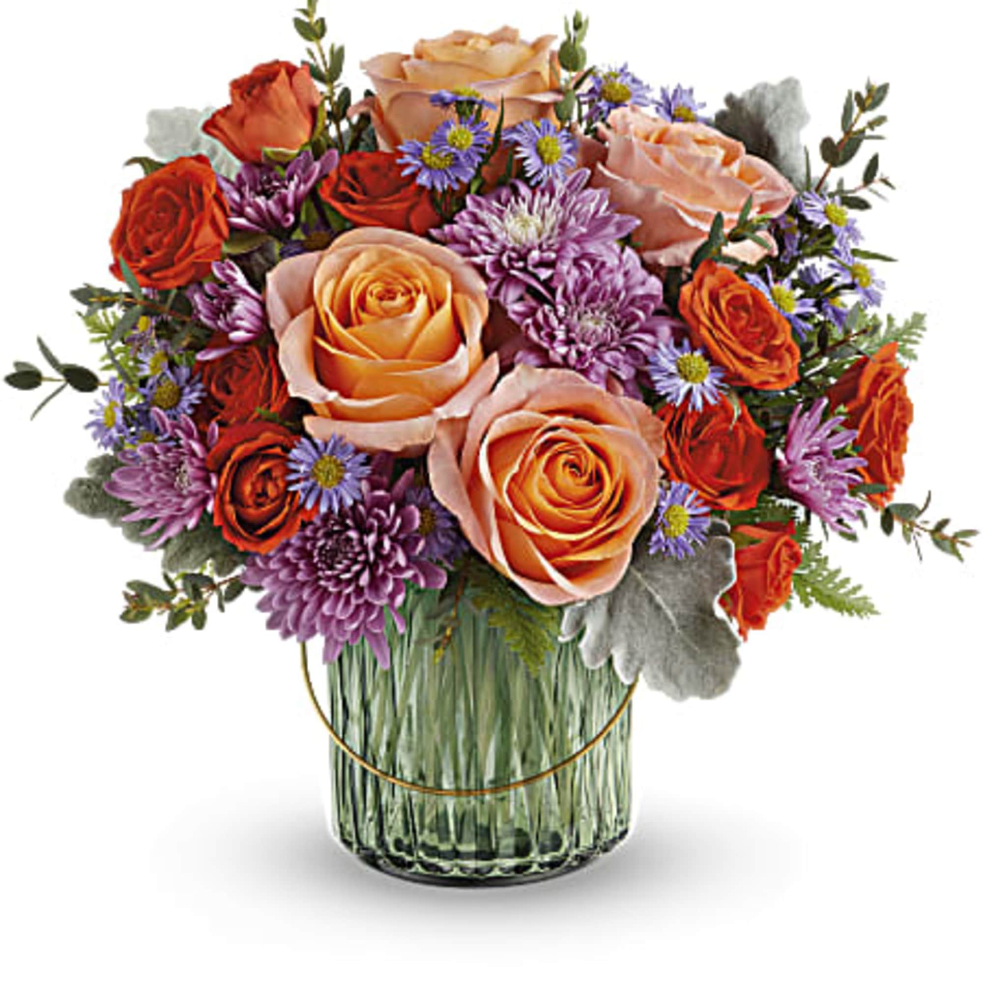 Bursting with pretty blossoms today, glowing with a votive candle later, this