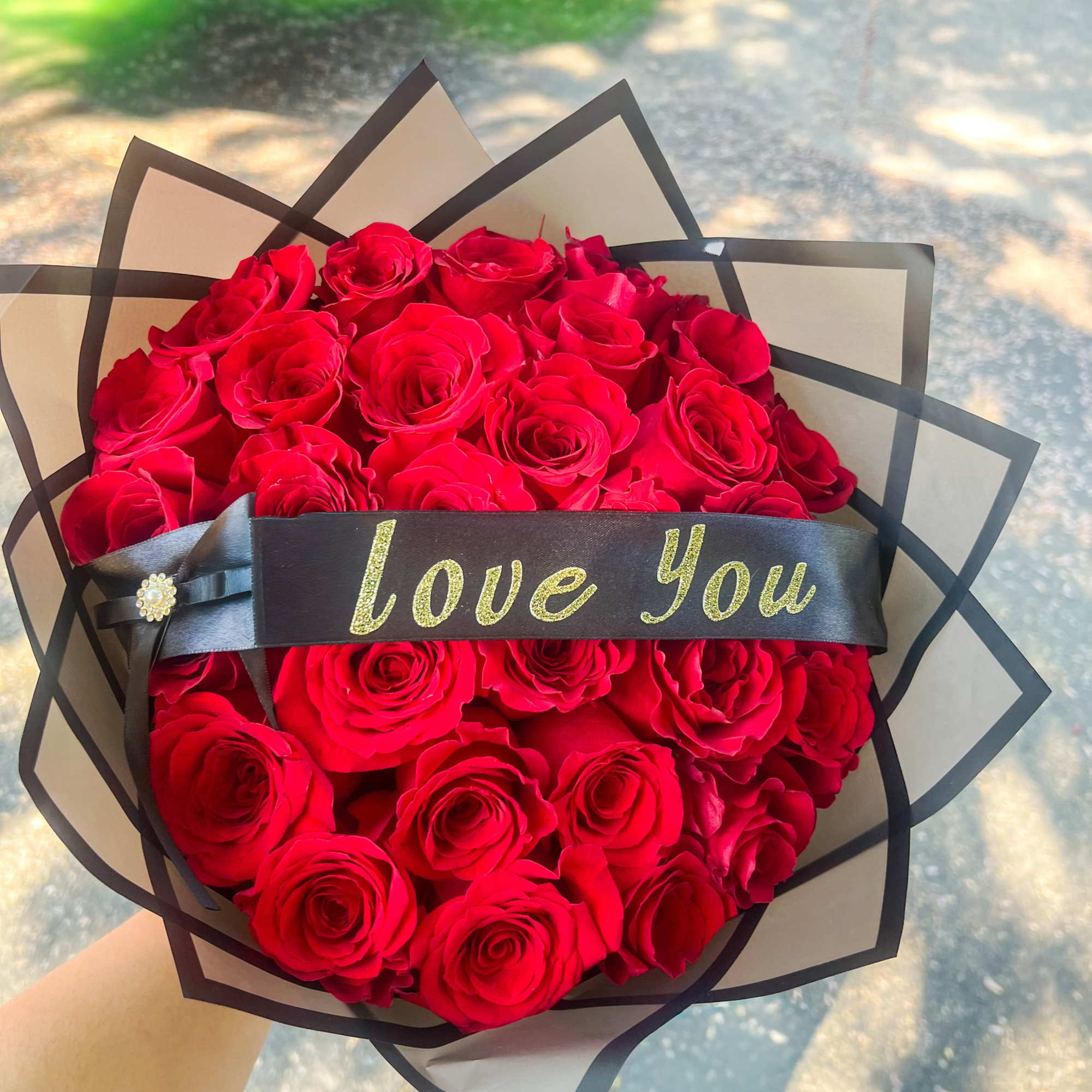 Forever Yours Bouquet. Beautiful 26 rose universally recognized as a symbol of