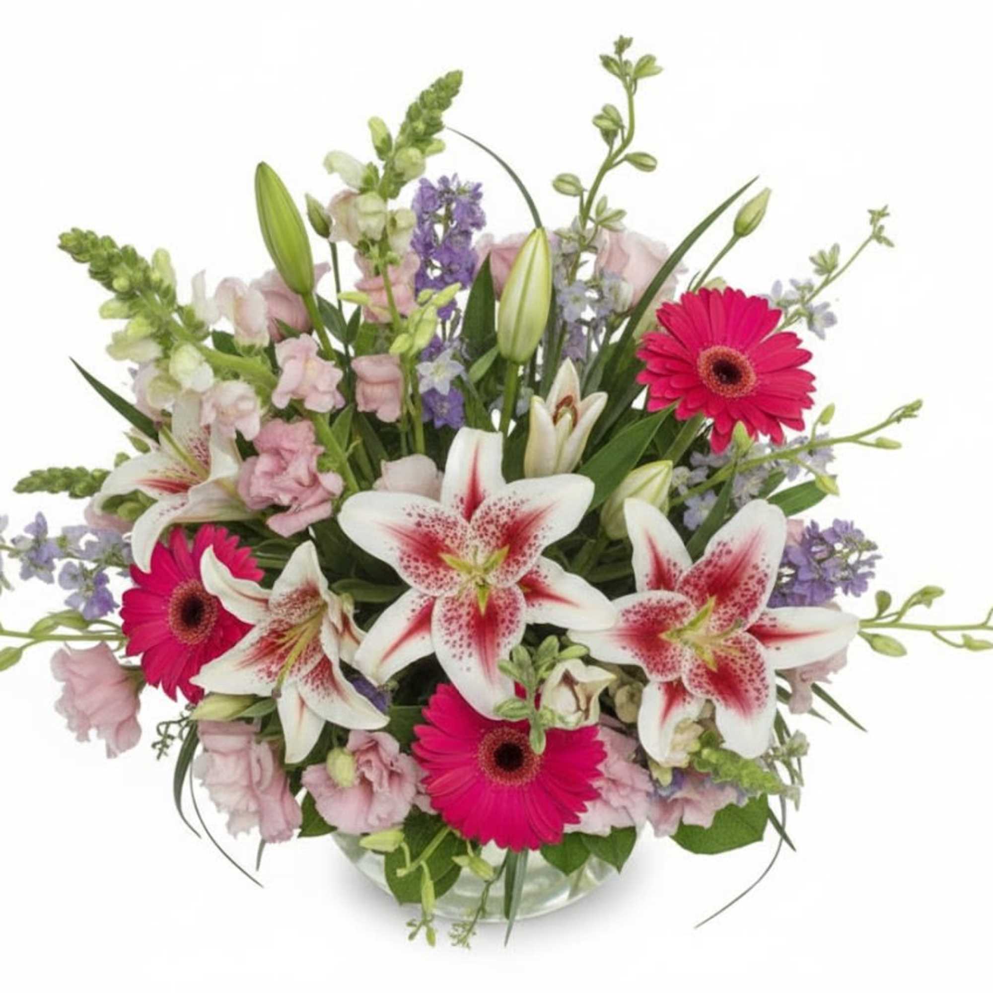  Pet Friendly?
No - This arrangement contains lilies, which are highly toxic