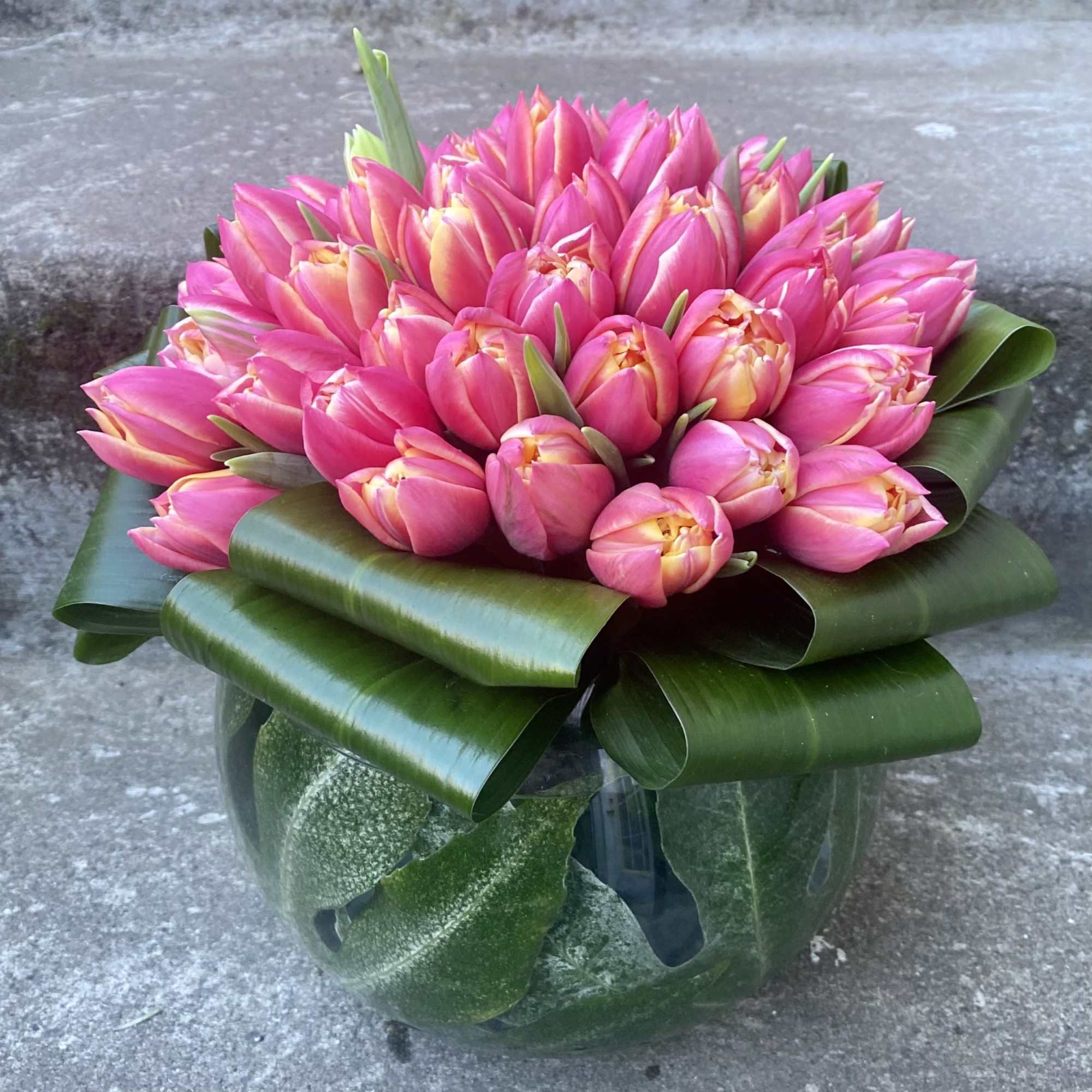 Our Tulip Bowl is a refined celebration of spring, designed to highlight
