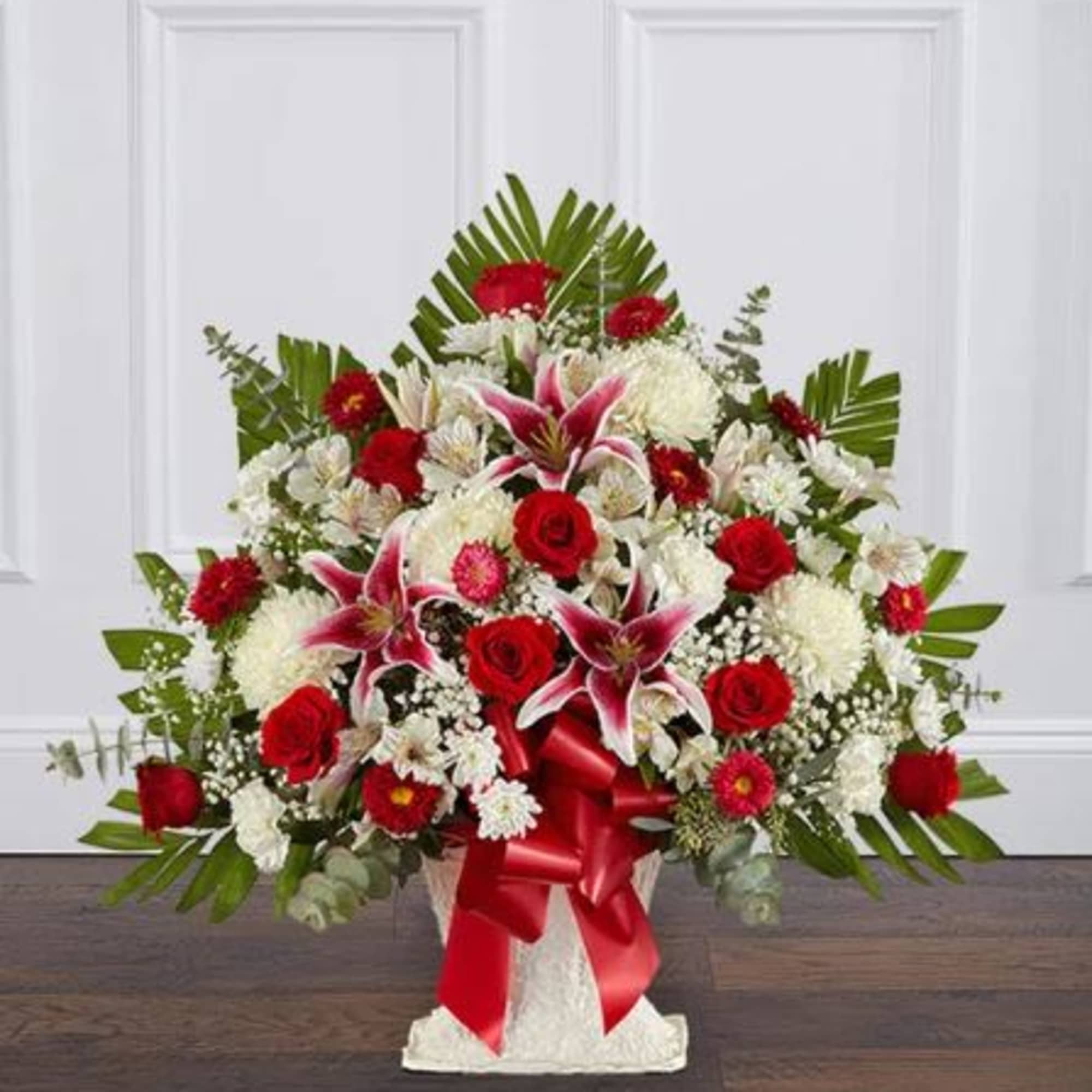 Pet Friendly?
No - This arrangement contains Lilies, which are highly toxic to