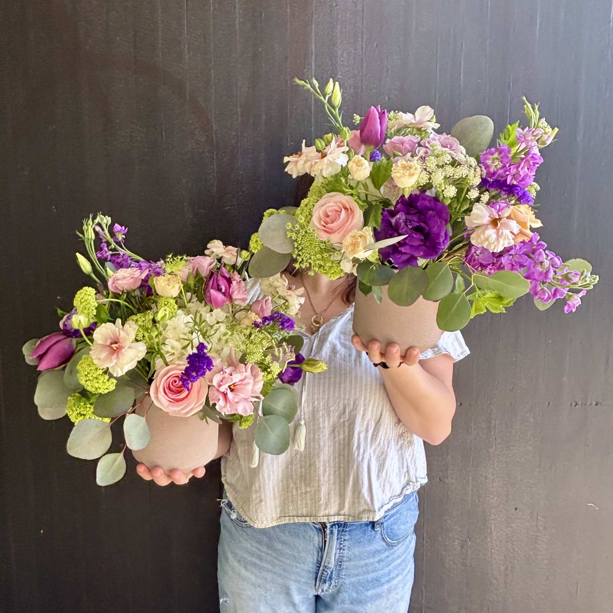 A gorgeous centerpiece to liven any table. Perfect for a baby shower