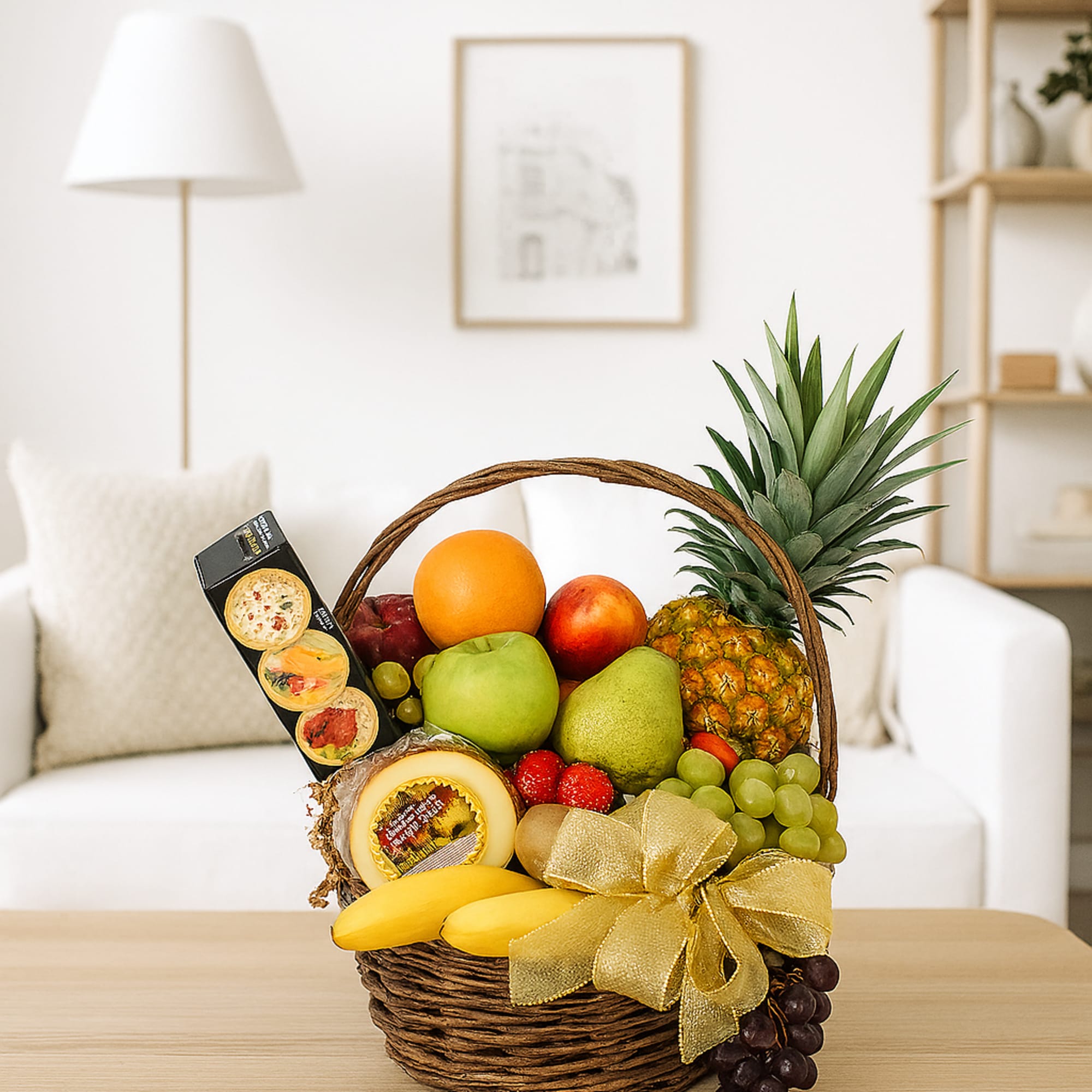 Gourmet Fruit Basket in Warrington, PA | Blue Violet Flower Studio
