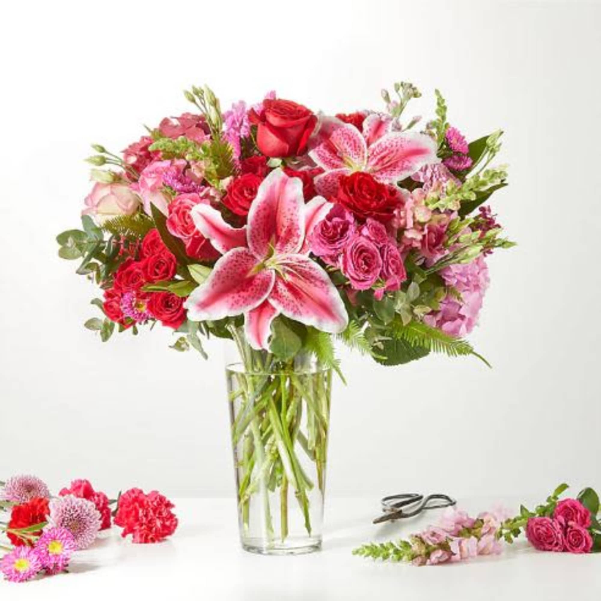  Pet Friendly?
 No &ndash; This arrangement contains Stargazer Lilies and Tulips