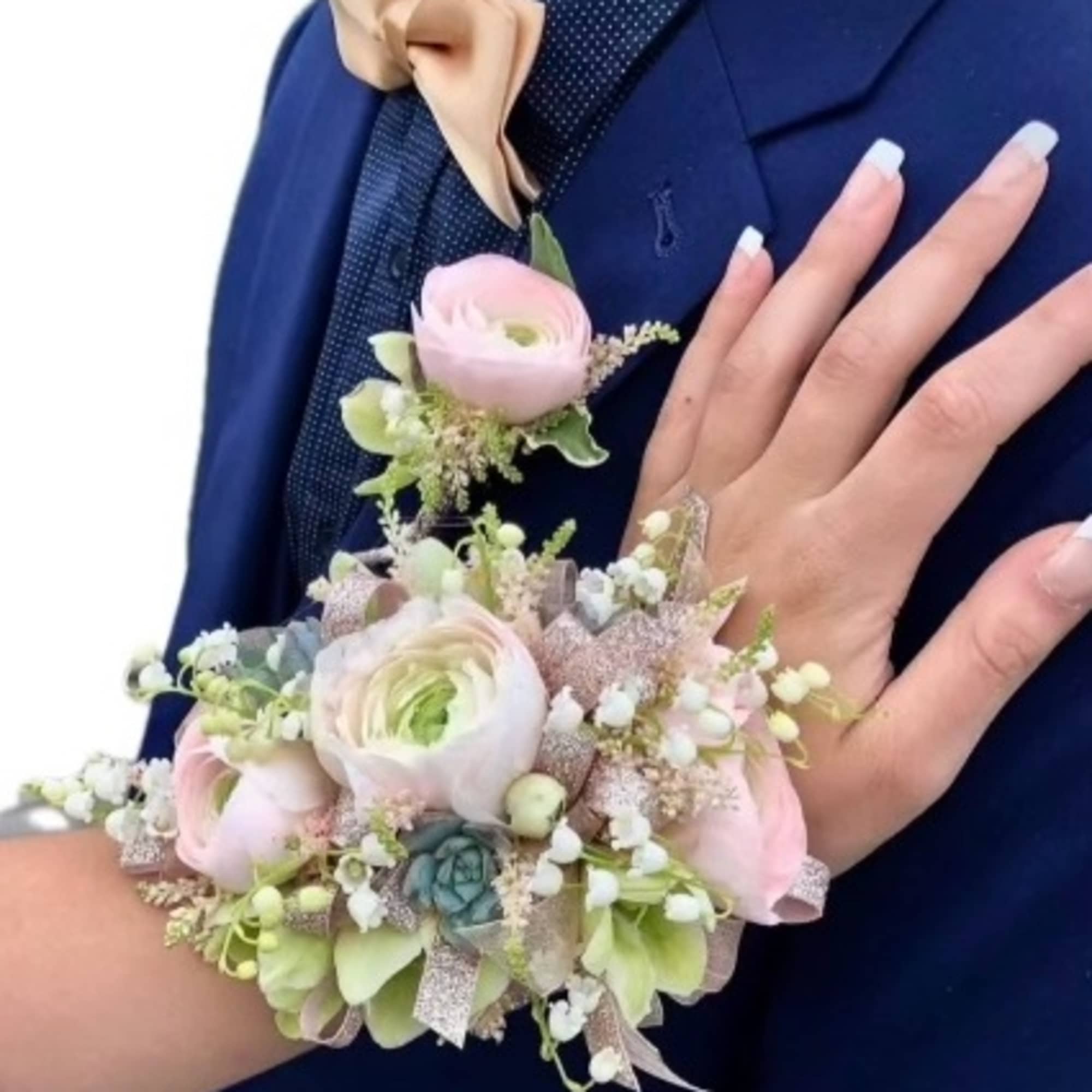Pink Garden Corsage in Sayreville, NJ | Sayrewoods Floral