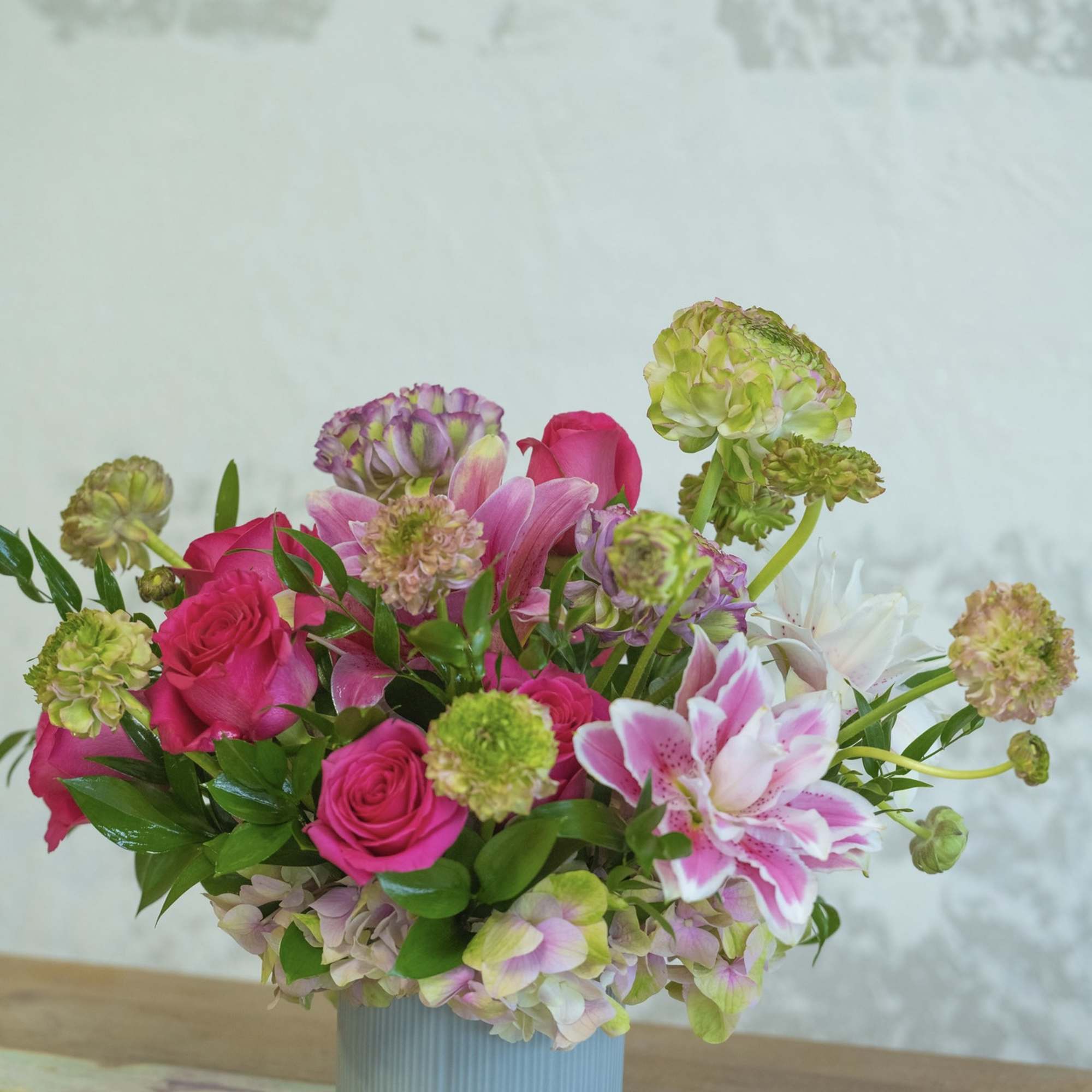 Avant Gardens 2023 Mother&rsquo;s Day Exclusive Arrangement. Bright and bold blooms for