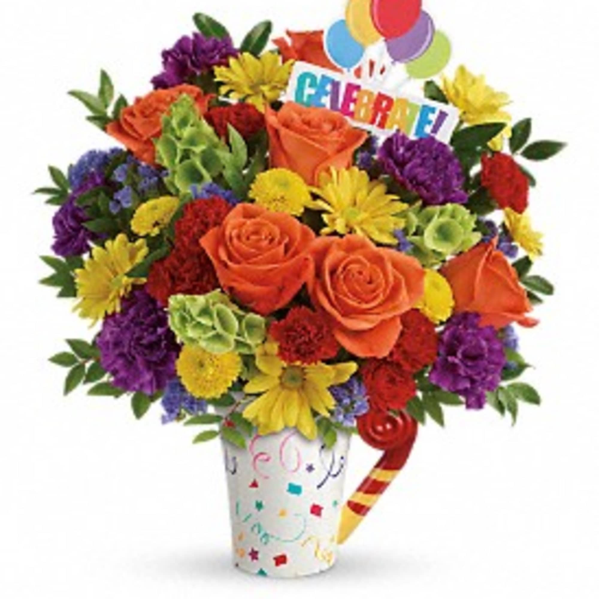 It's a party to go! Celebrate life's special moments with this fun