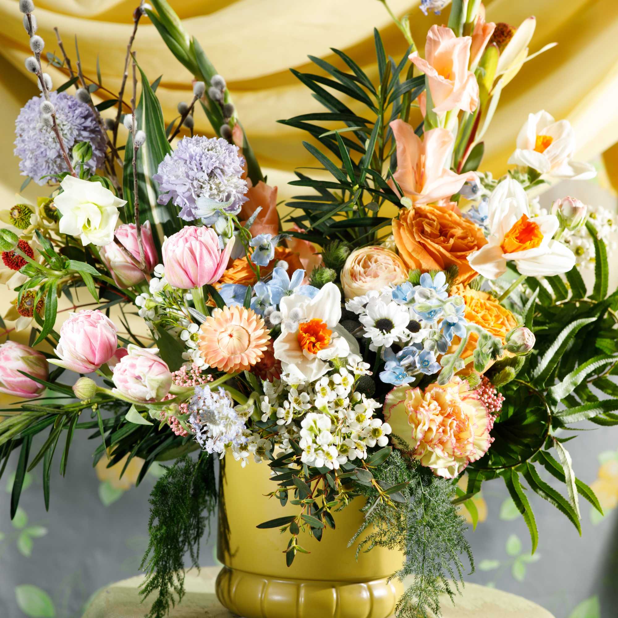  &ldquo;The Bedford&rdquo; is our large &amp; lush, floral arrangement created in