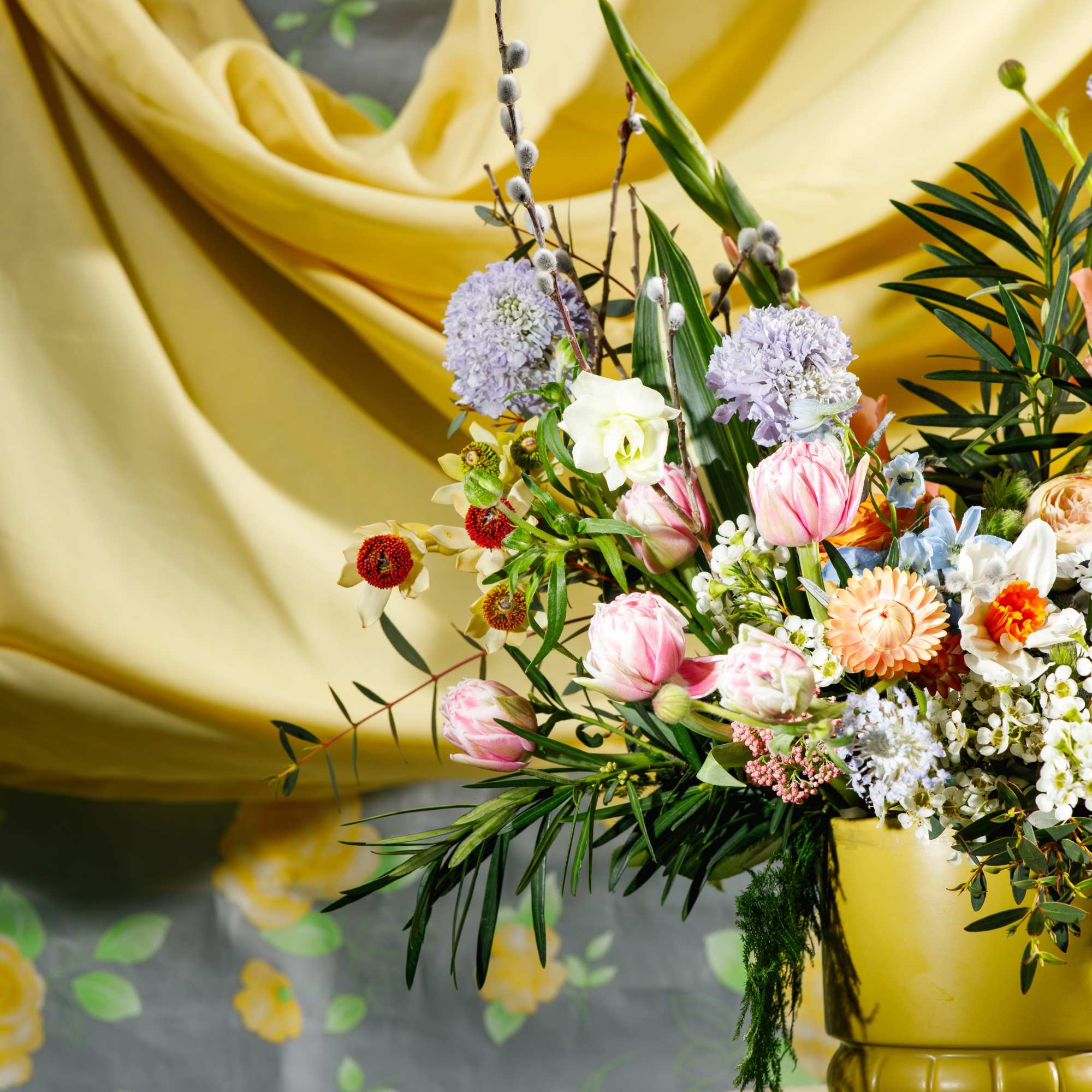  &ldquo;The Bedford&rdquo; is our large &amp; lush, floral arrangement created in
