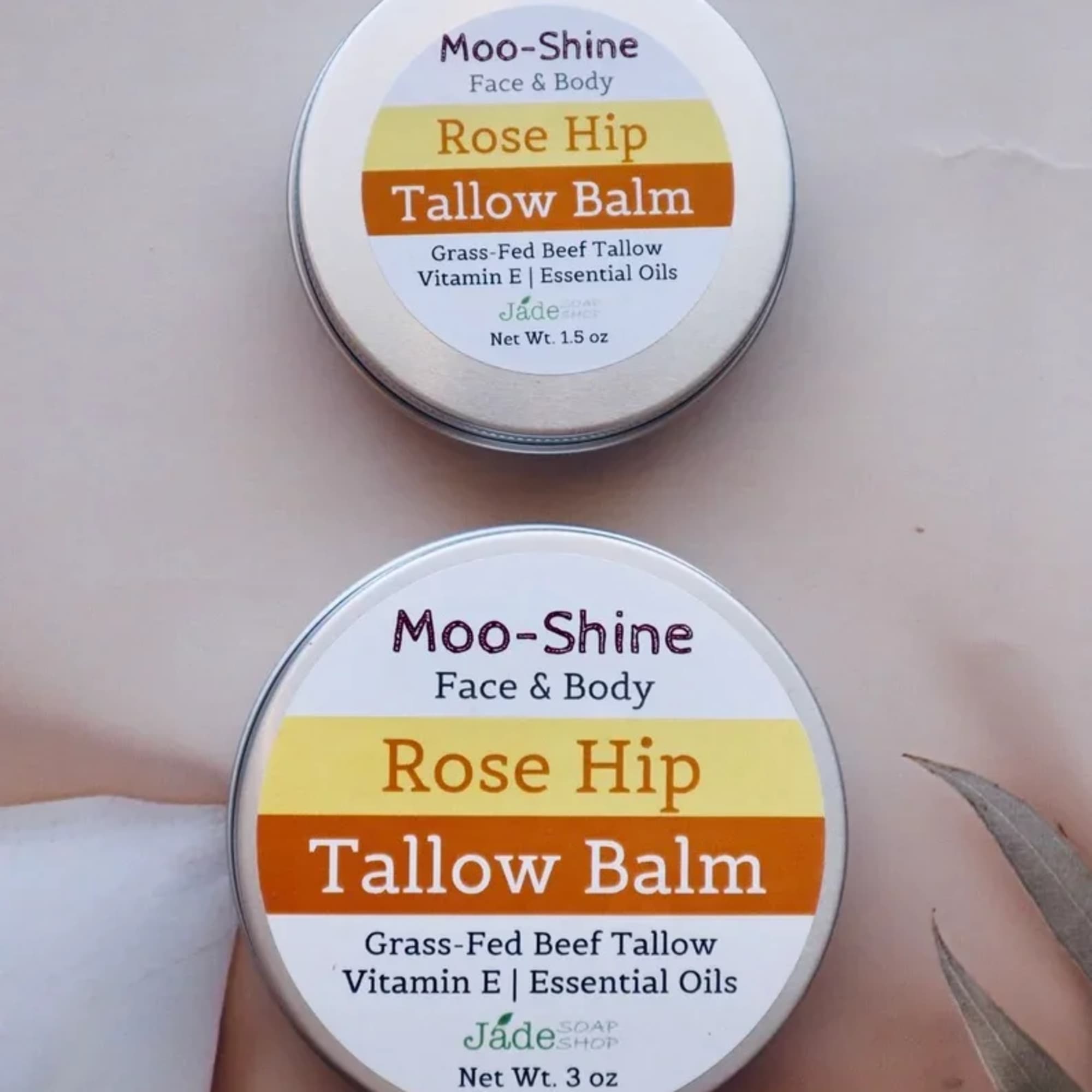 Moo-Shine Rose Hip Tallow Balm | For Face &amp; Body

A rich, all-natural