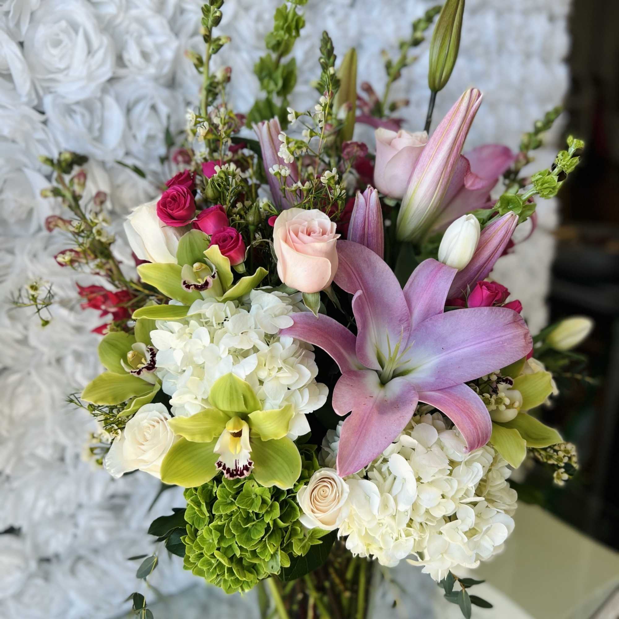 Blush pinks and soft blues welcome the spring season. Upgrades go in
