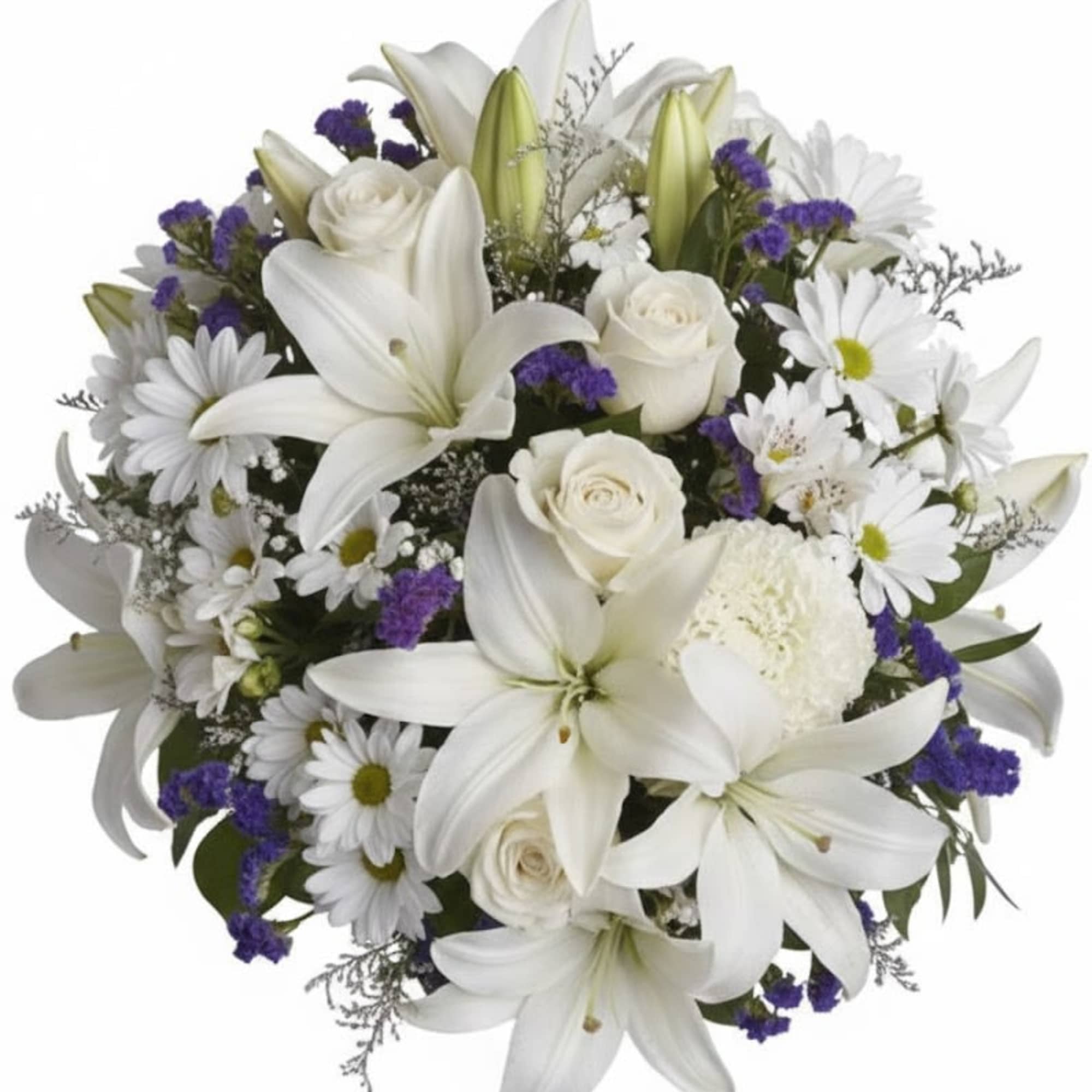  Pet Friendly?
No. This arrangement includes lilies, which are toxic to cats