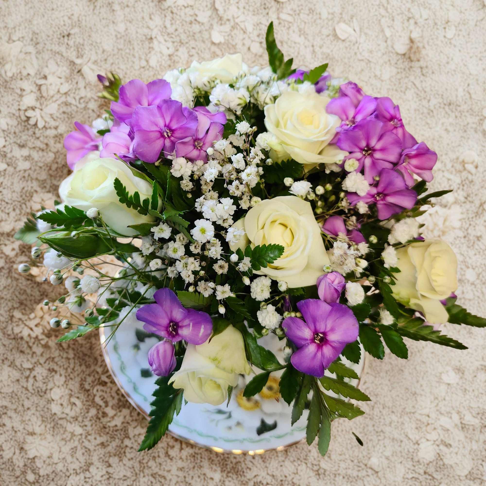 Sweet, charming, and full of timeless beauty, the Vintage Teacup Garden is