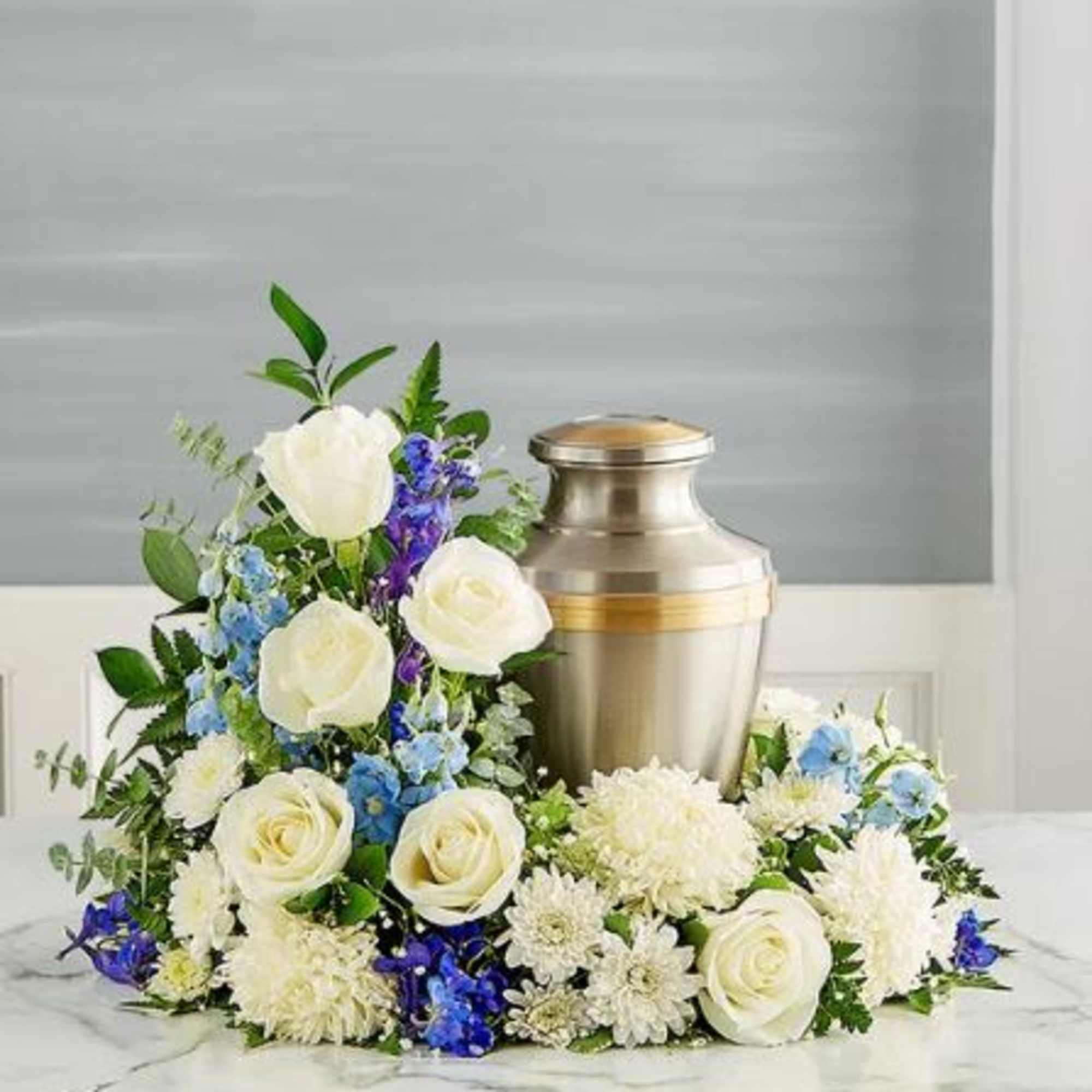  Pet Friendly?
No This arrangement contains Eucalyptus and Chrysanthemums (Mums), both of