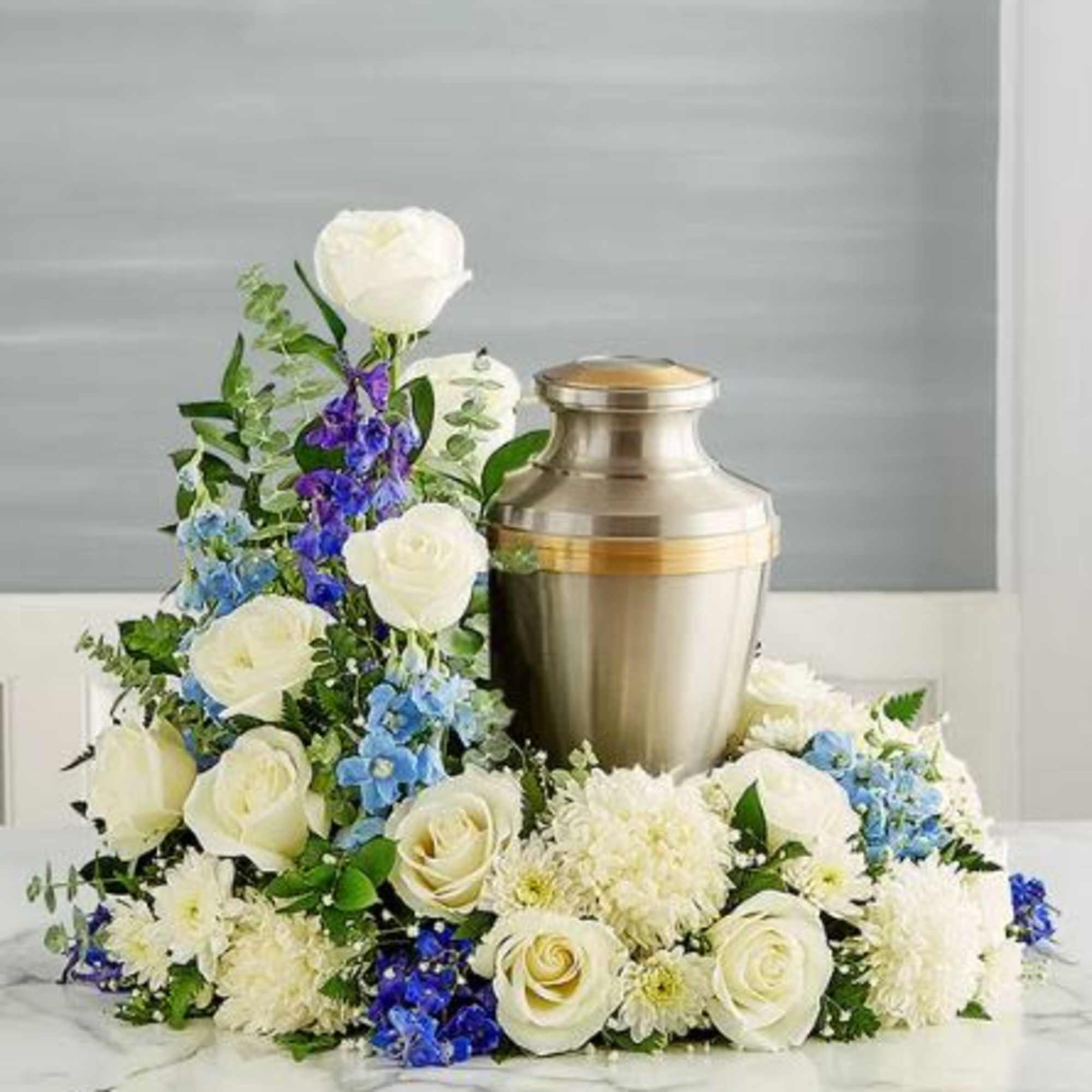  Pet Friendly?
No This arrangement contains Eucalyptus and Chrysanthemums (Mums), both of