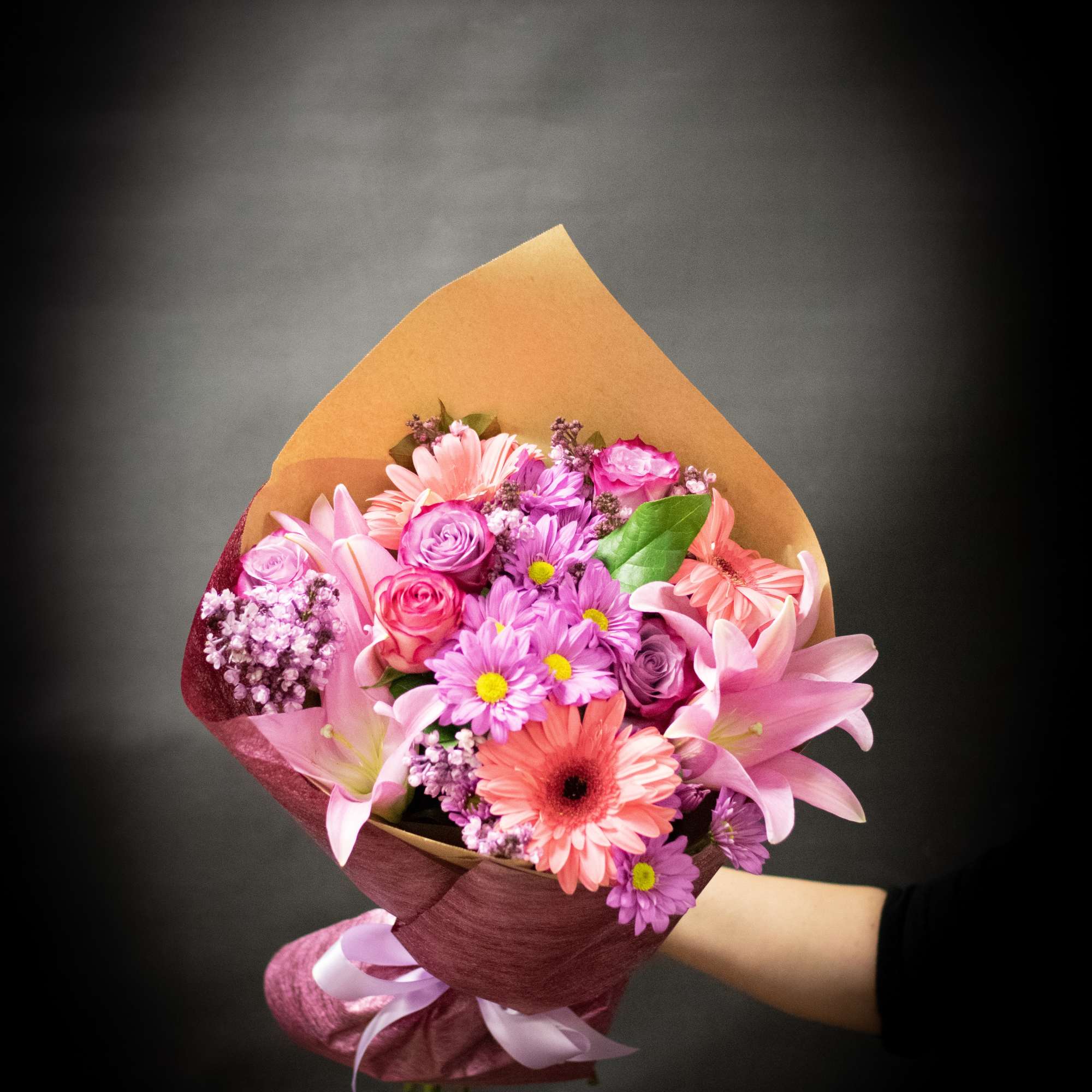 a special had made bouquet 
please lets us know if the 