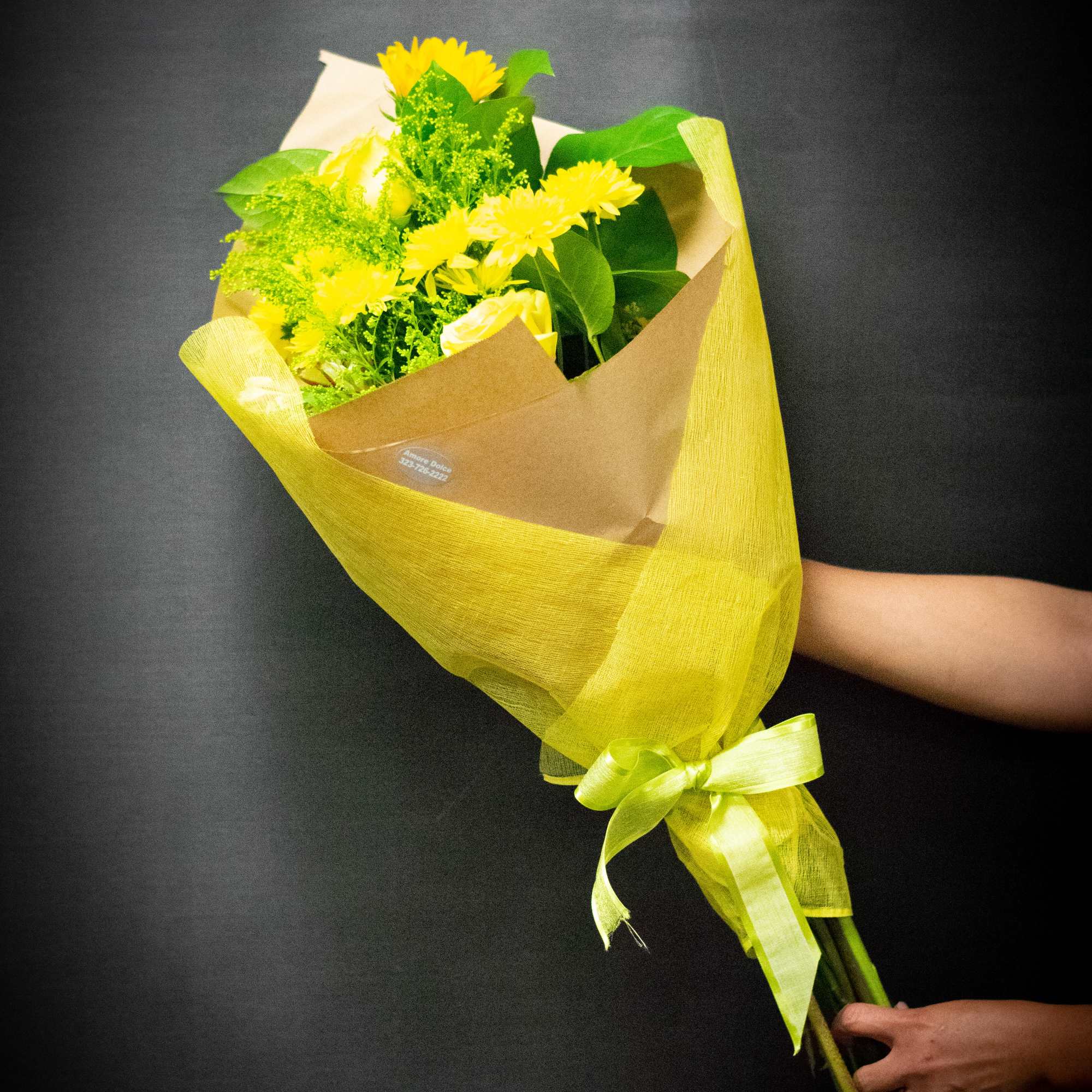 a special had made bouquet 
please lets us know if the 