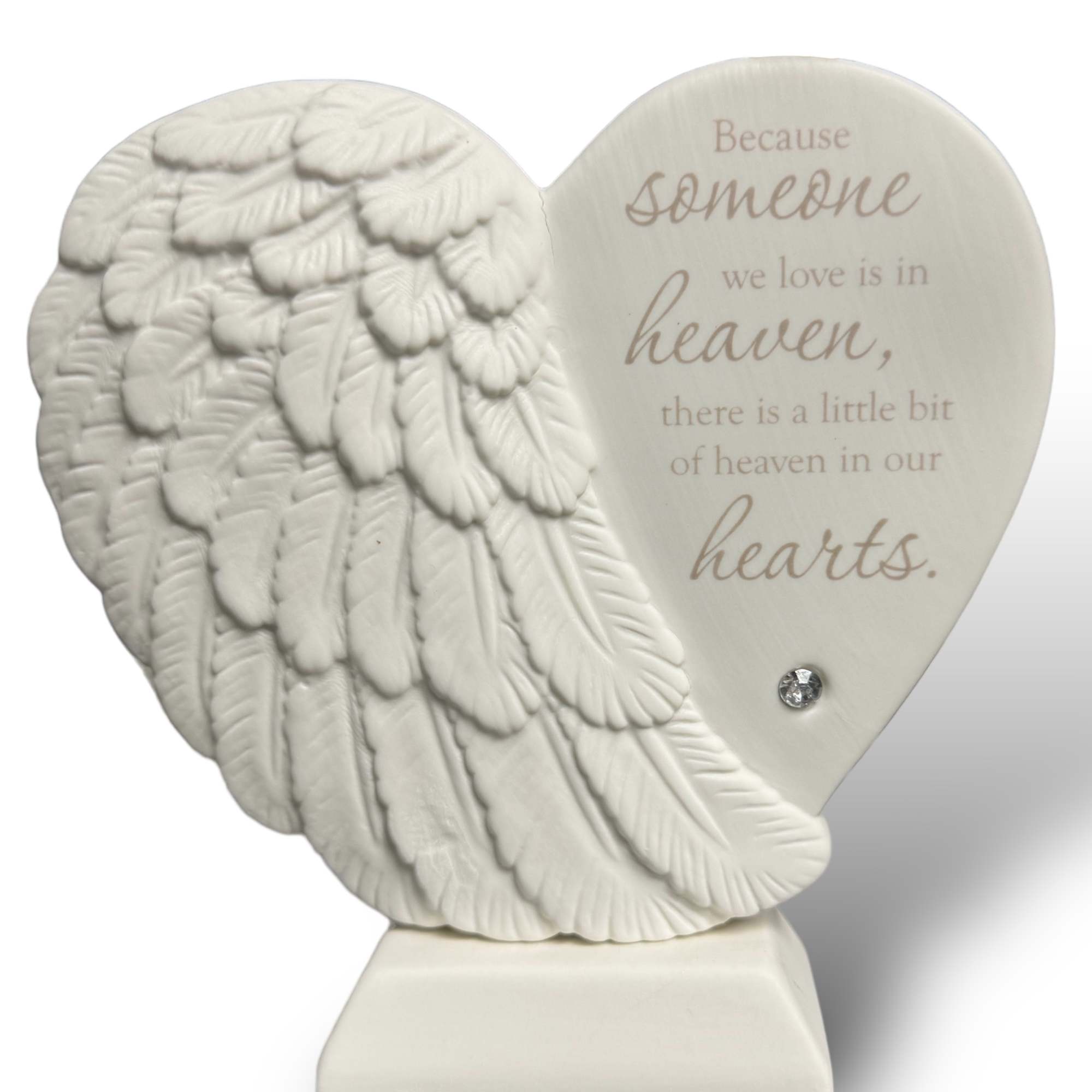 "Because someone we love is in heaven, there is a little bit