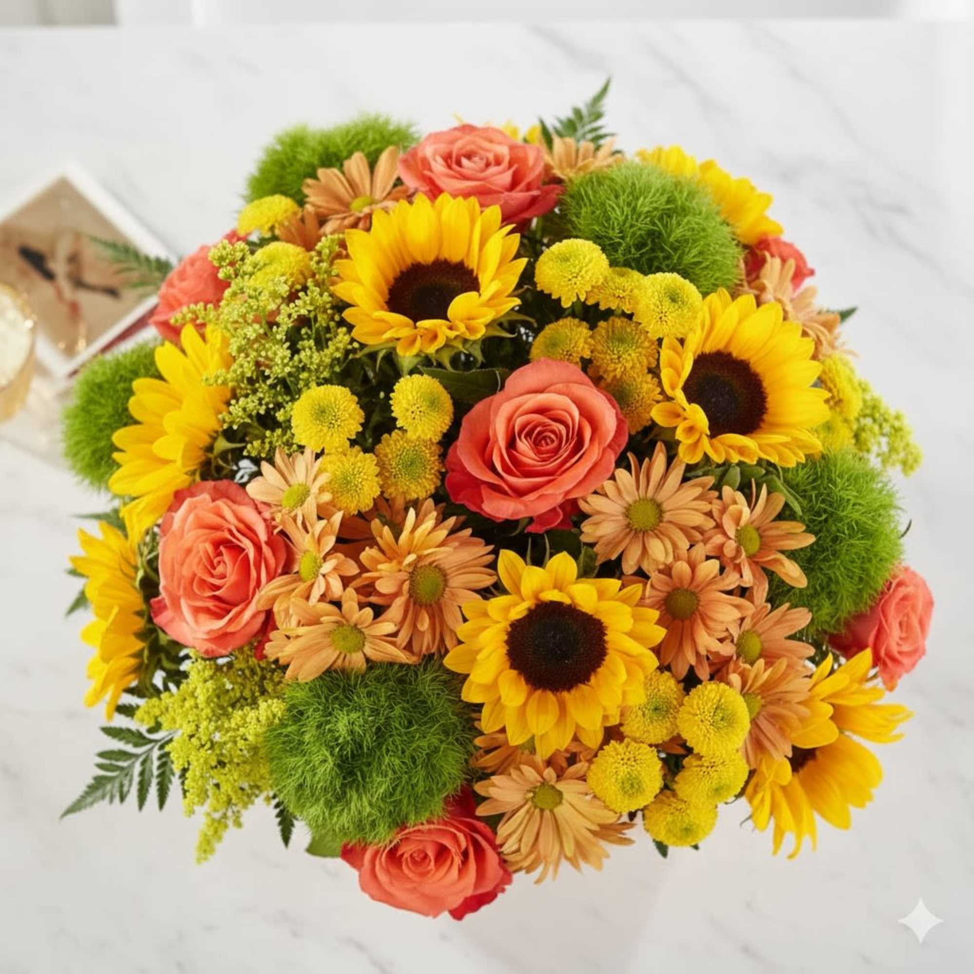  Pet Friendly?
No This arrangement contains Cushion Mums and Daisy Pompons, both