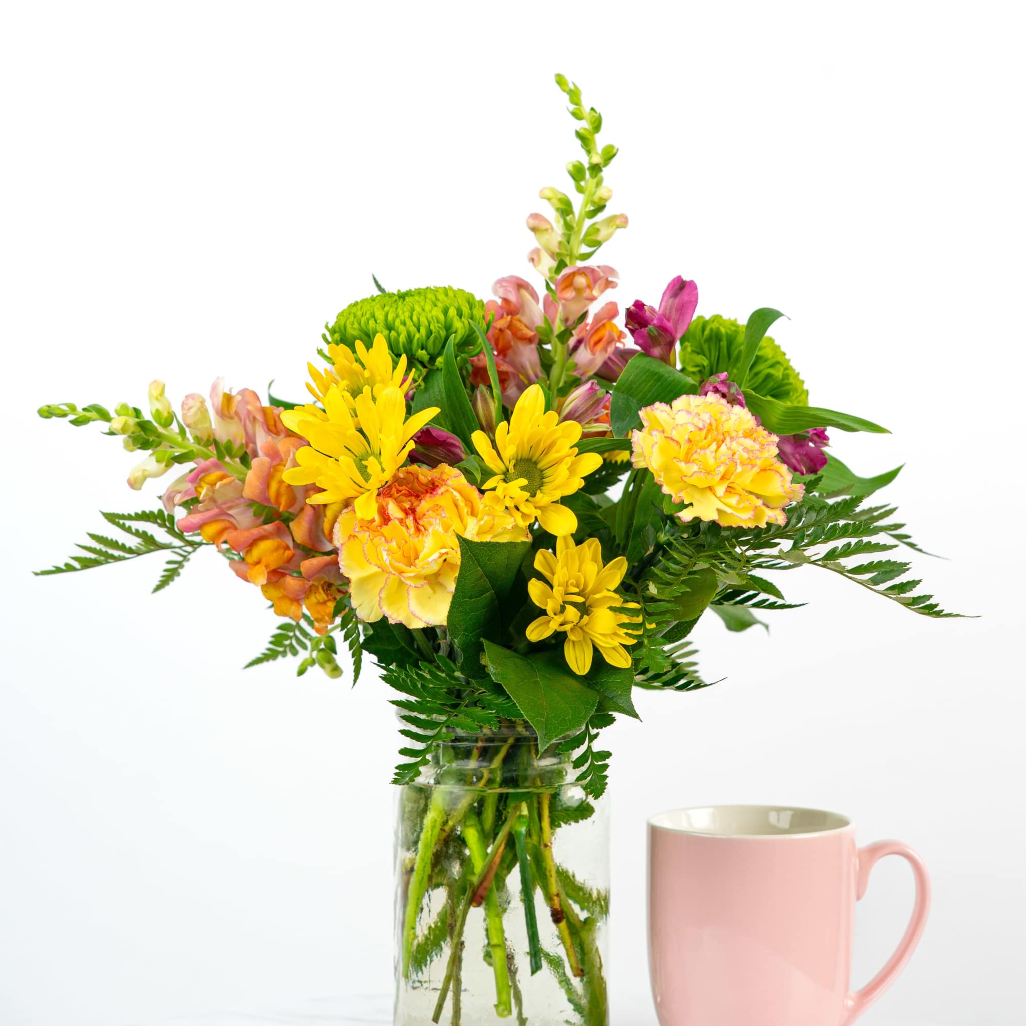 Let our floral design team send birthday wishes with a color and