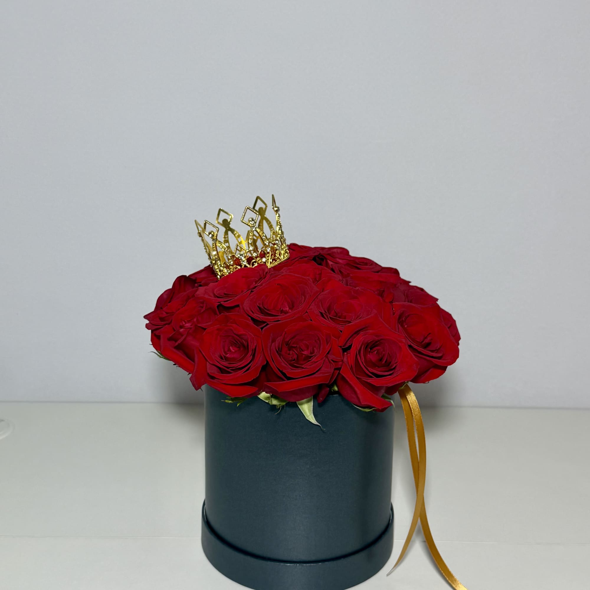 A timeless expression of love, elevated. Designed with luxurious red roses in