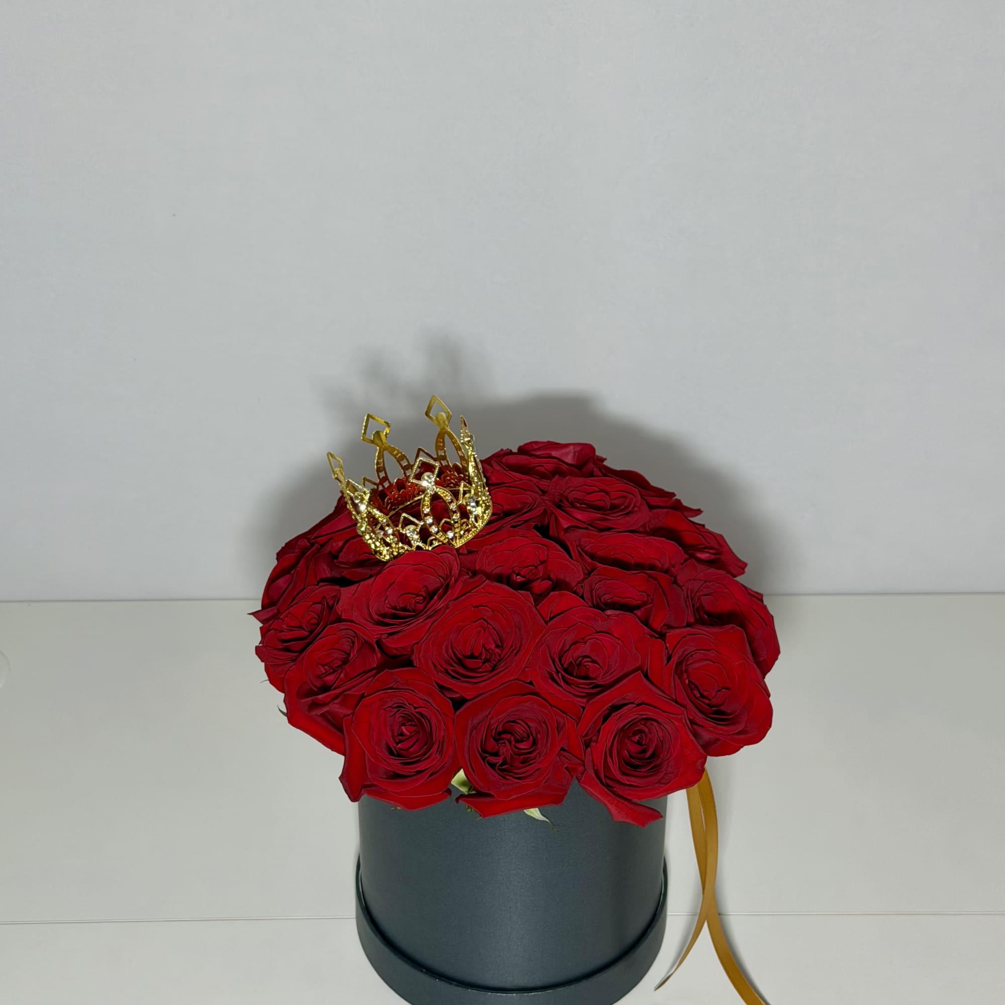 A timeless expression of love, elevated. Designed with luxurious red roses in