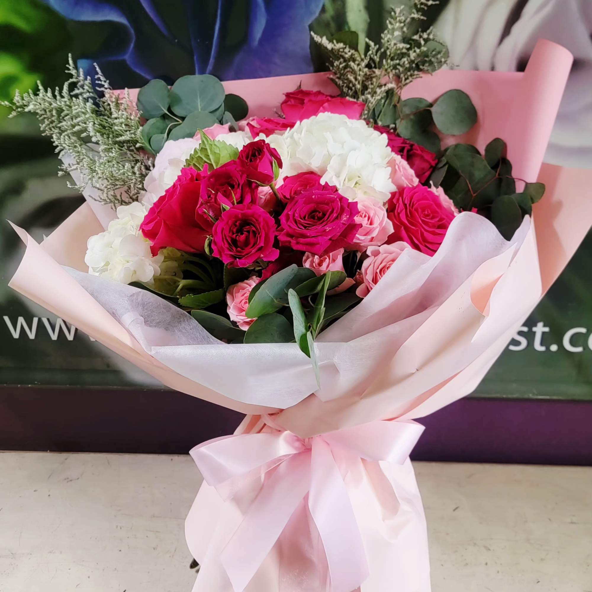 Wrapped bouquet