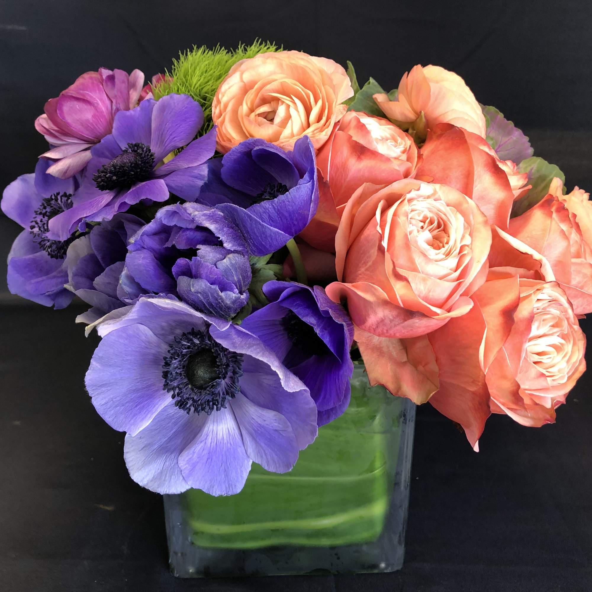 ***Color of Anemone will vary!****
We will use, pink, blue, purple or white.

This