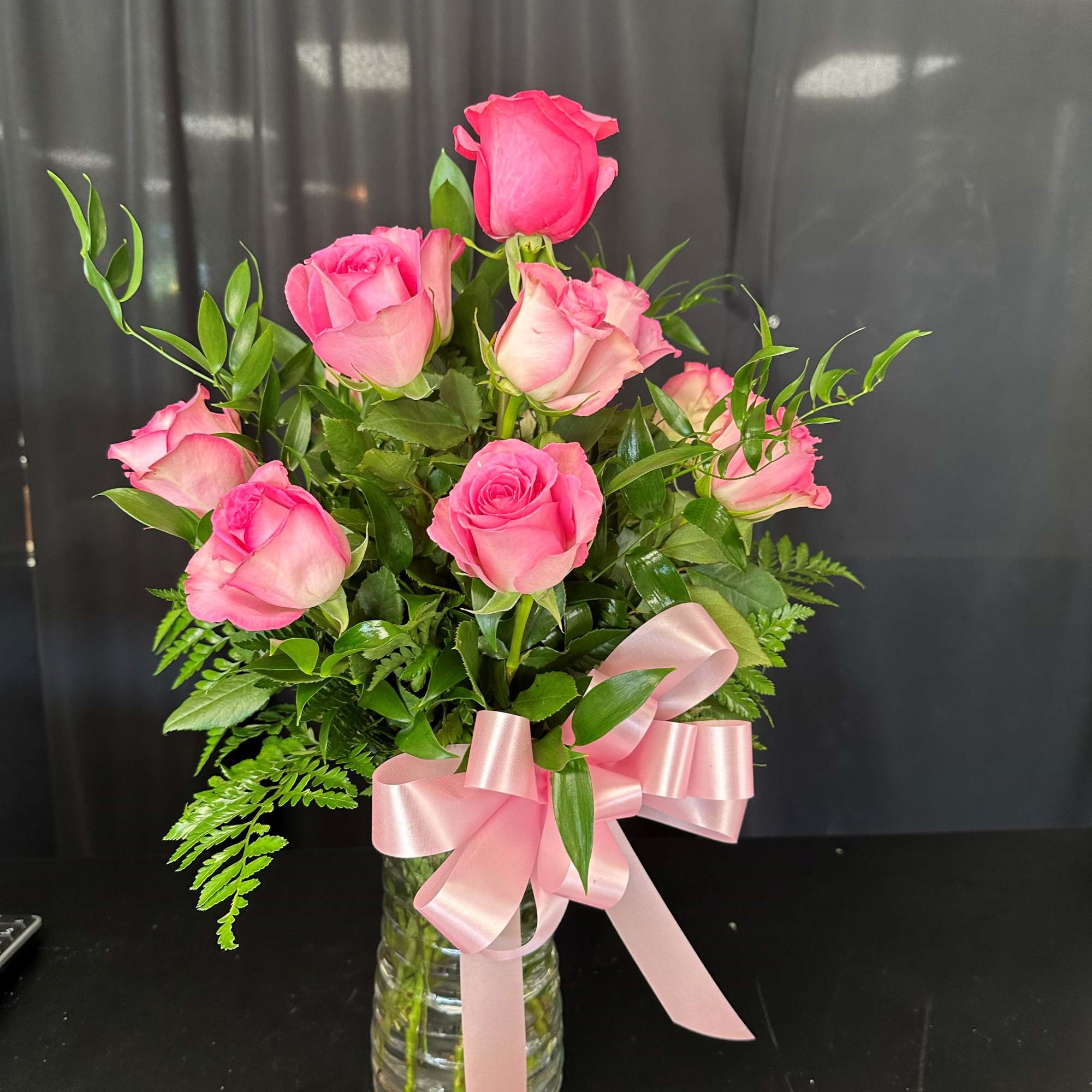 
Elevate any occasion with the timeless elegance of a dozen exquisite pink