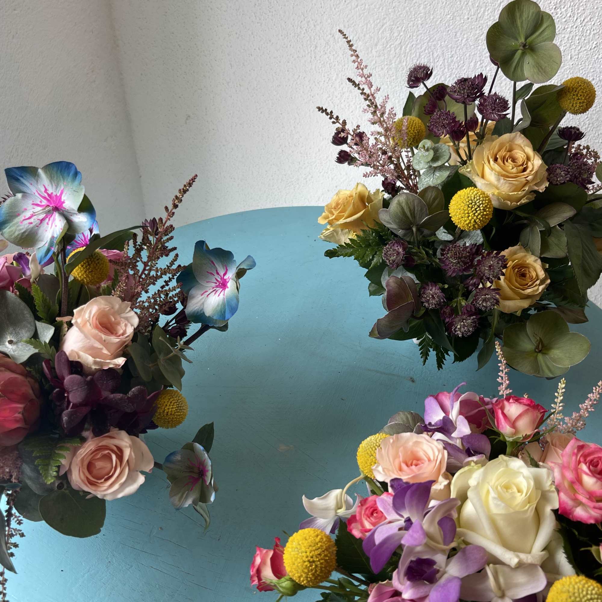 These three magnificent  Designers choice  centerpieces are a fun collection
