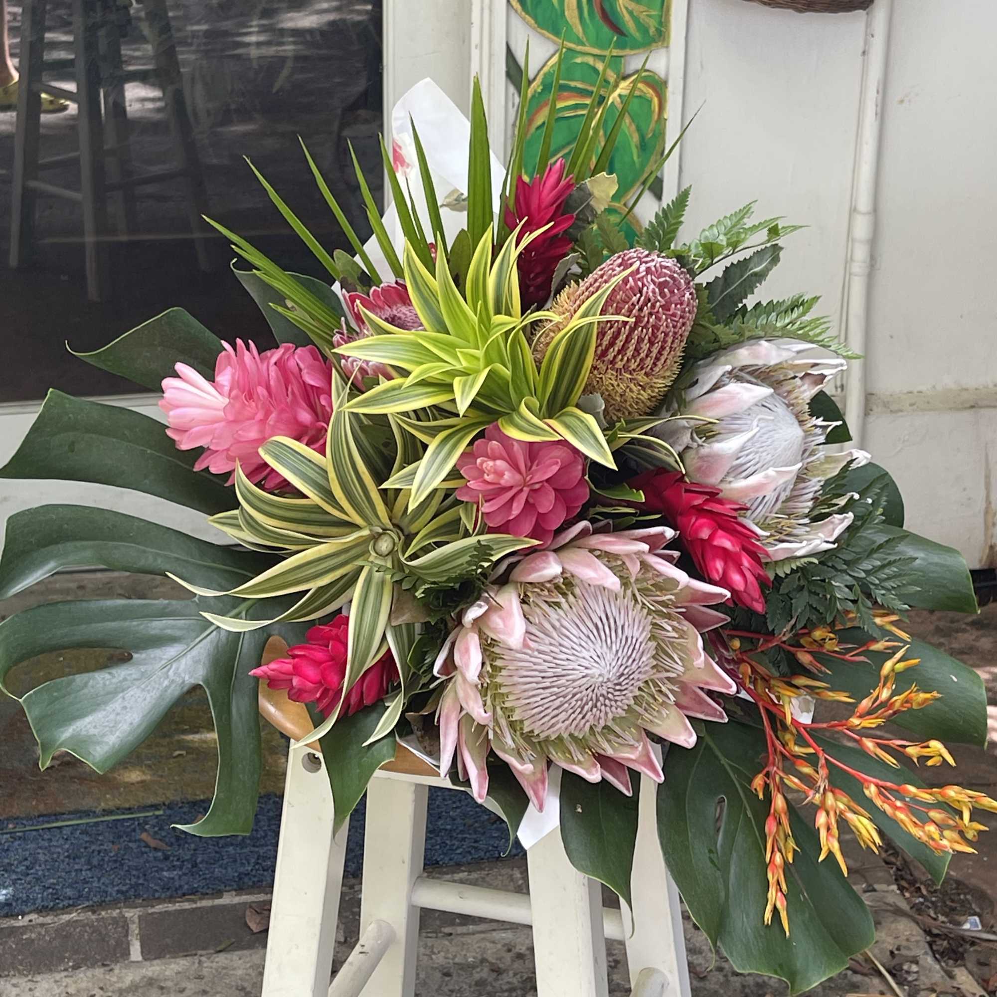 Three $35 centerpieces for the Koa bowls in the ceremony 16 bud