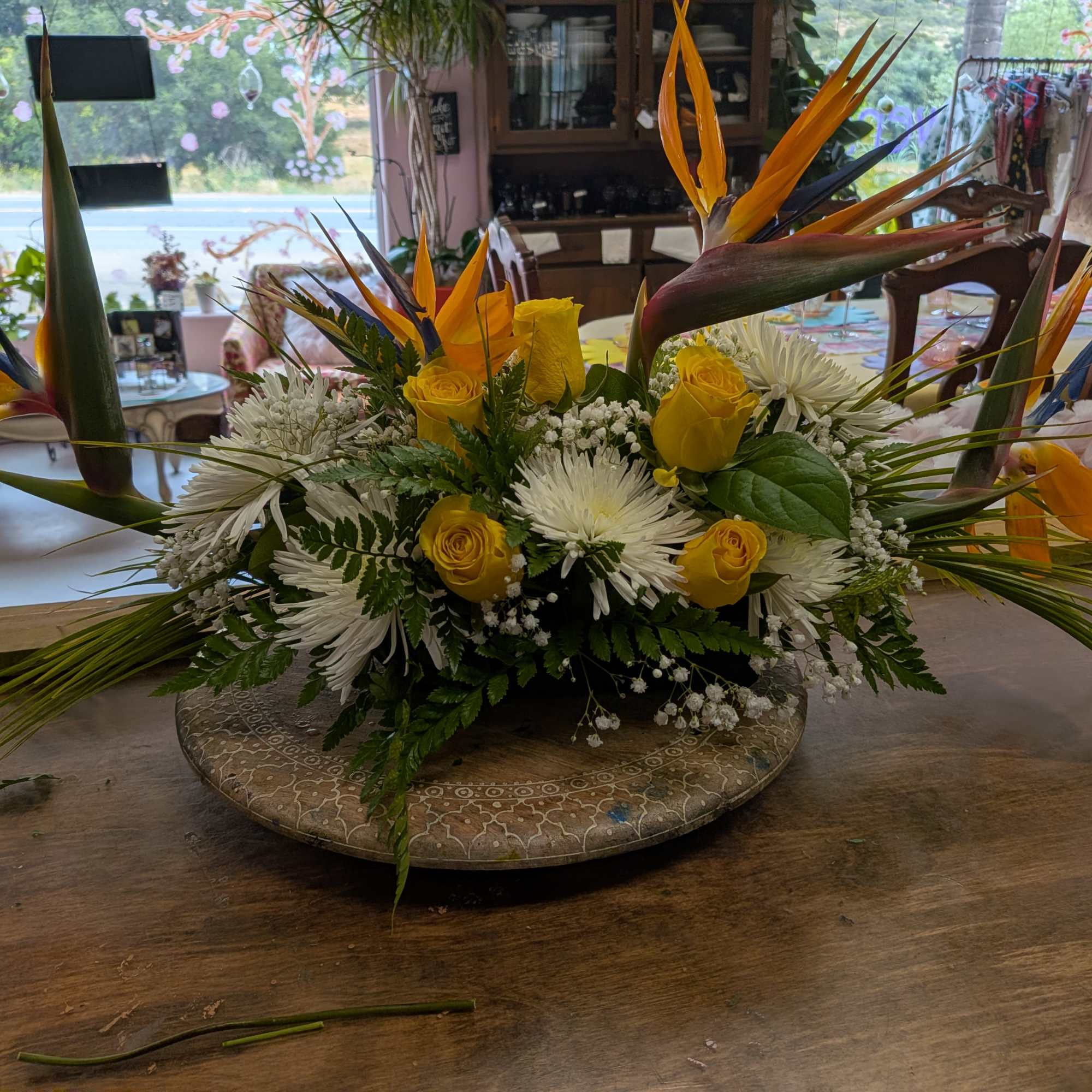 In loving memory of my parents. Mass flowers, burial site and celebration