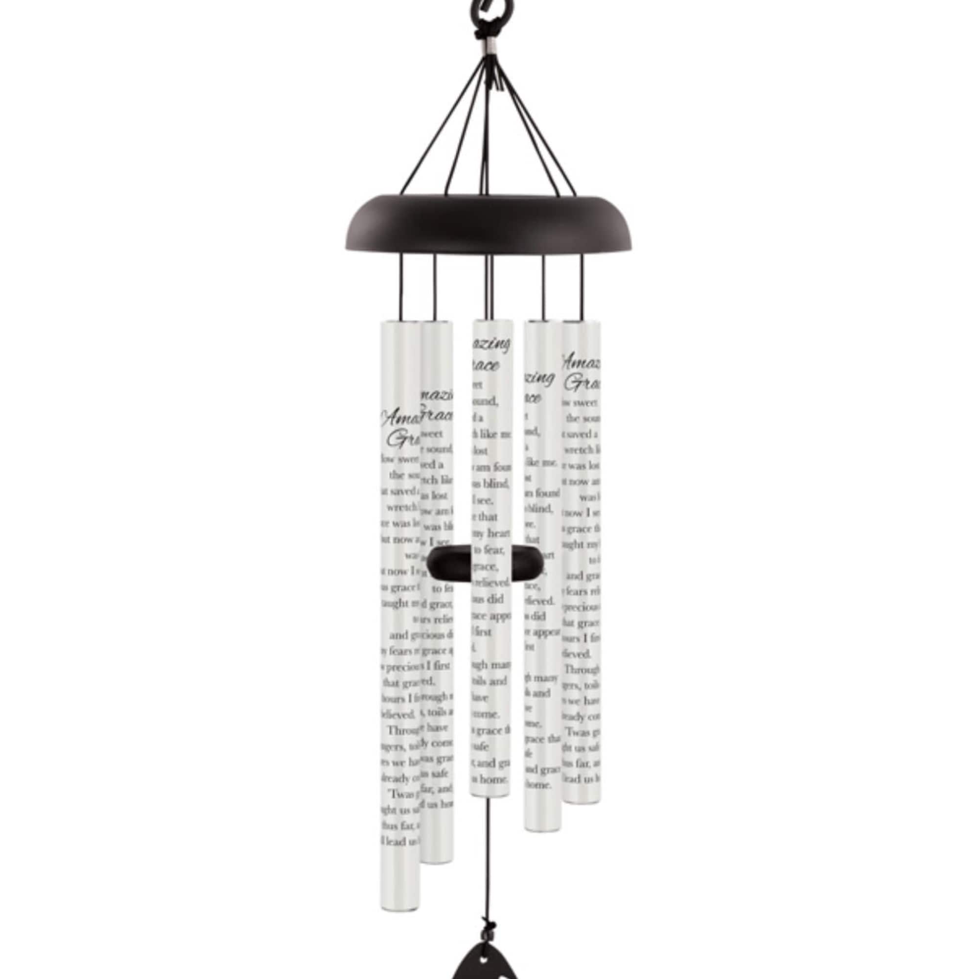 Experience the timeless beauty of our 30&rdquo; Amazing Grace Sonnet Windchime, designed