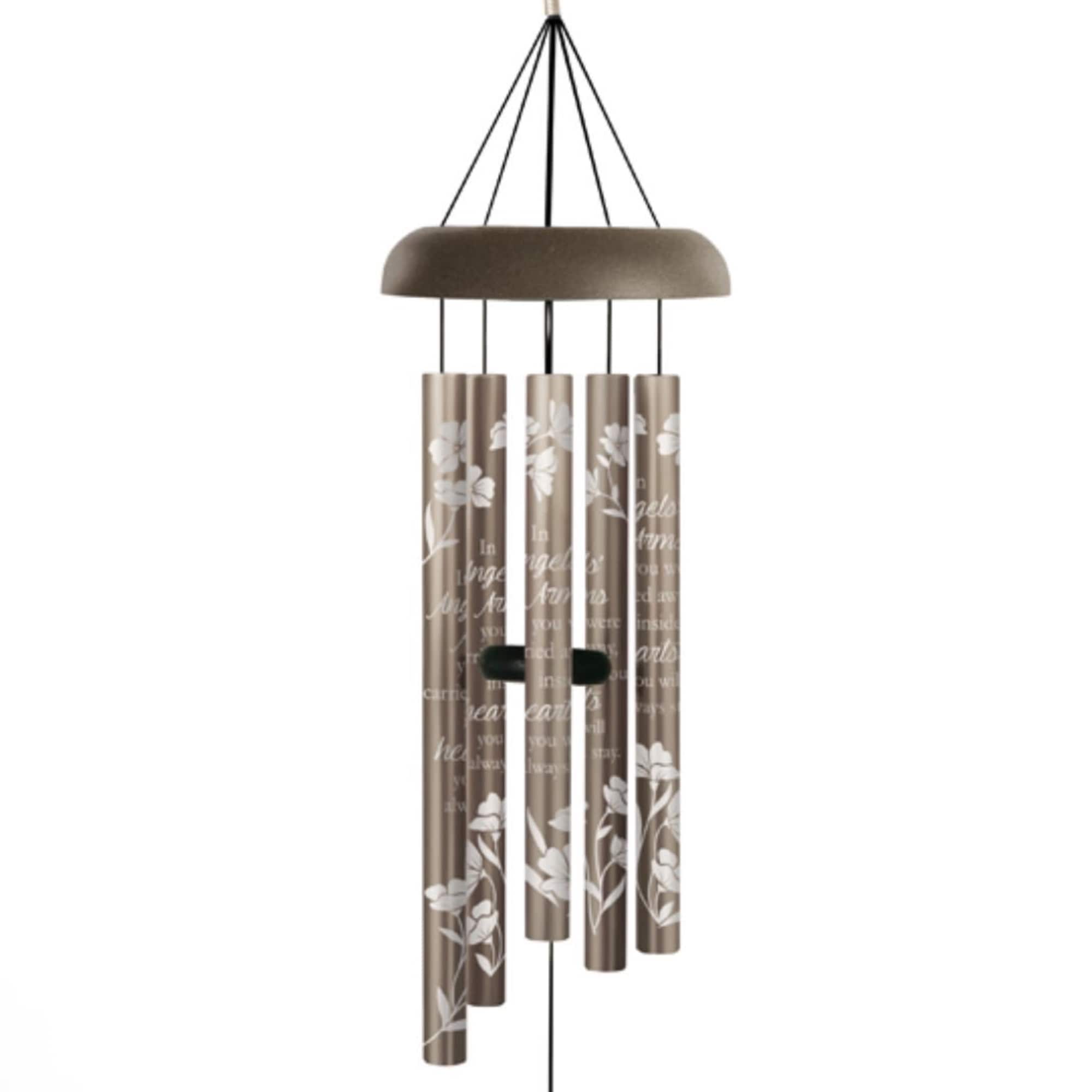 Create a lasting impression with decorative aluminum wind chimes designed for far