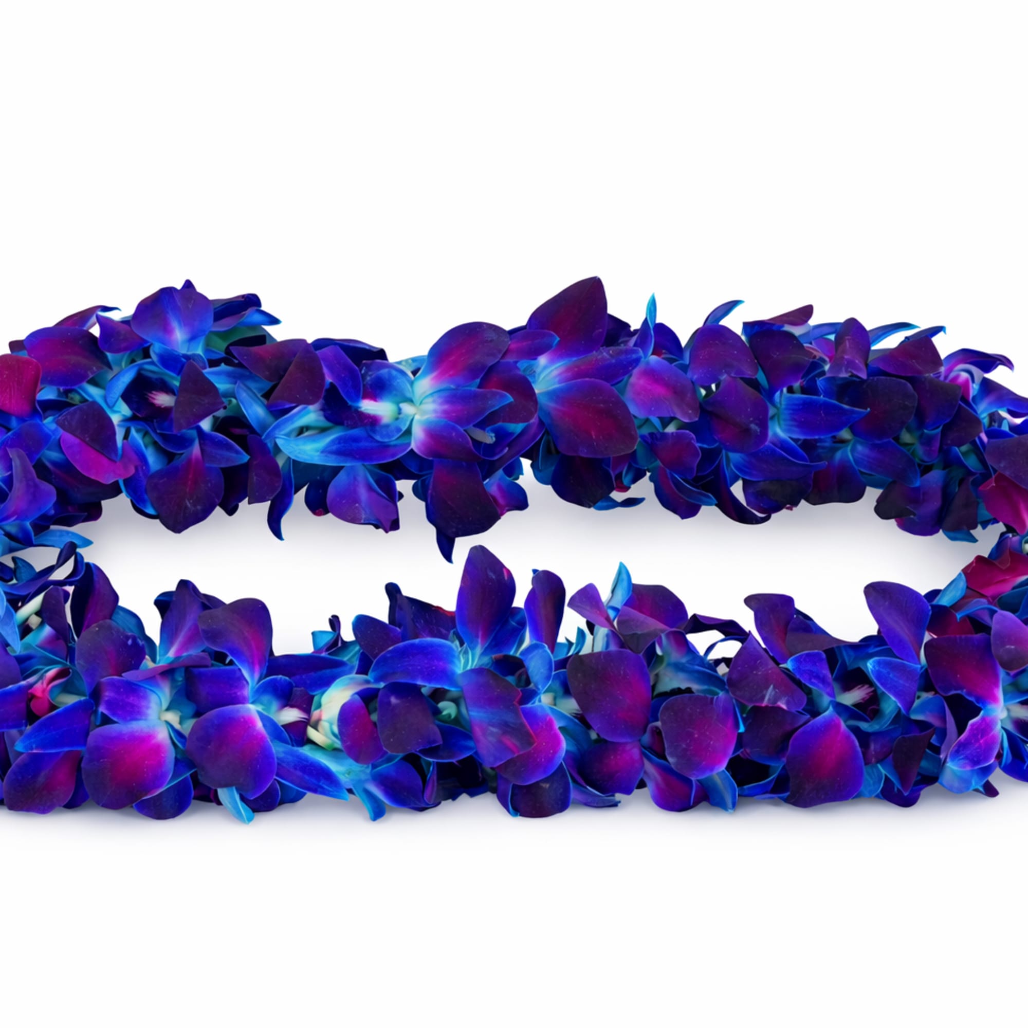 Floral orchid lei