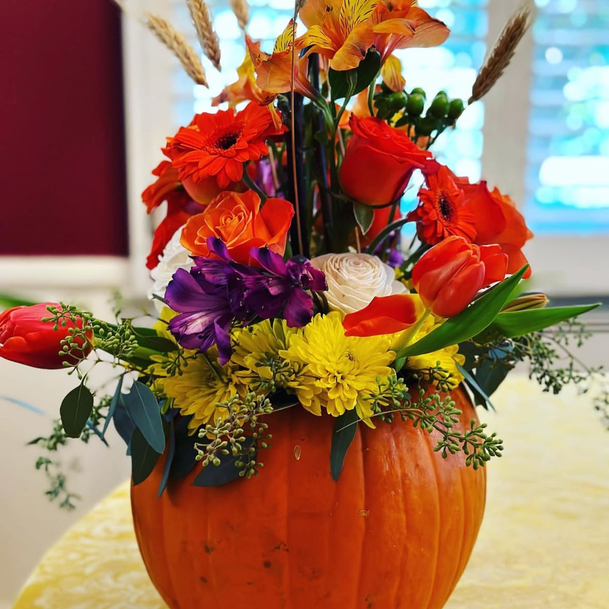 Halloween Pumpkin Centerpiece