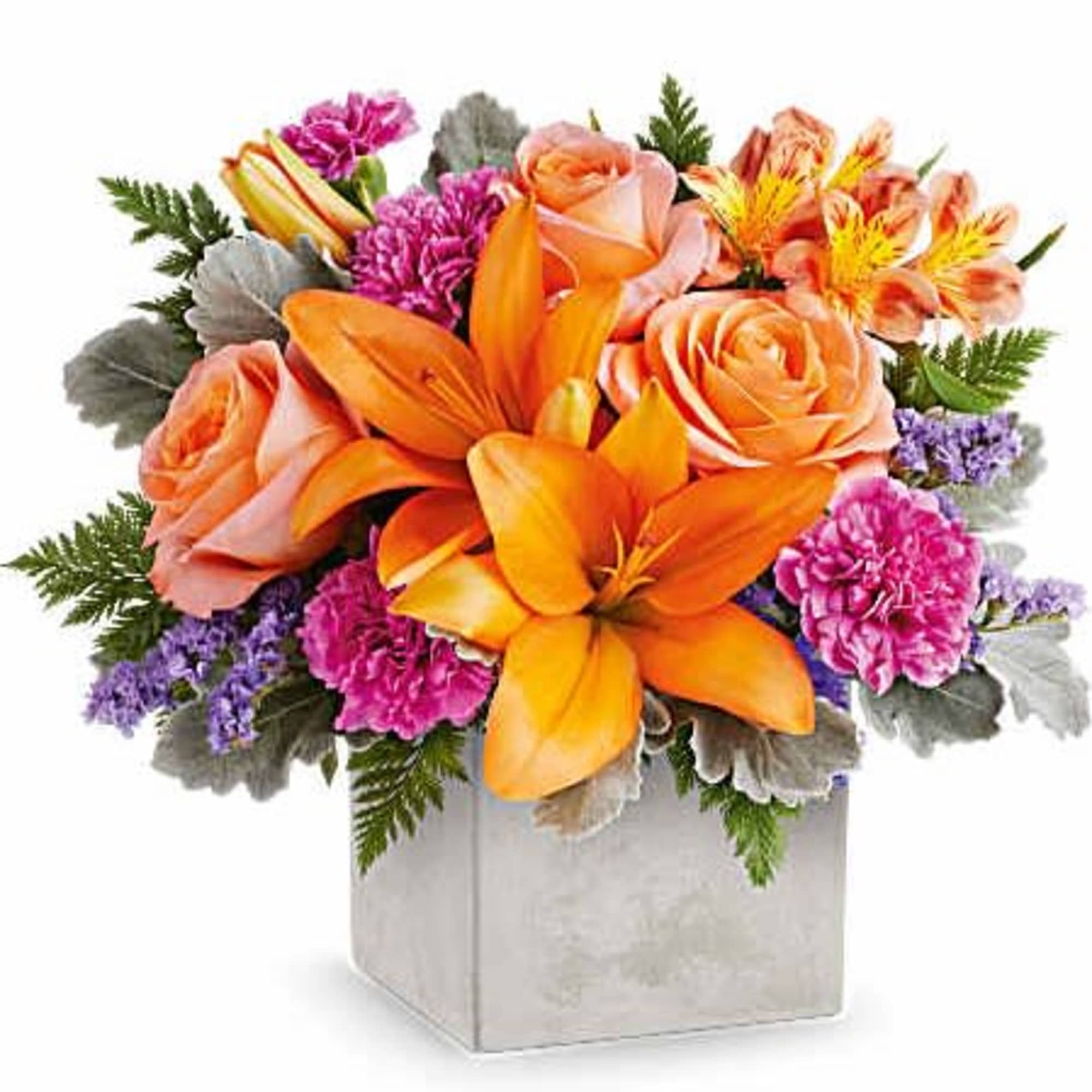 Bring bright, happy color to any day with Teleflora's Garden Gem Bouquet