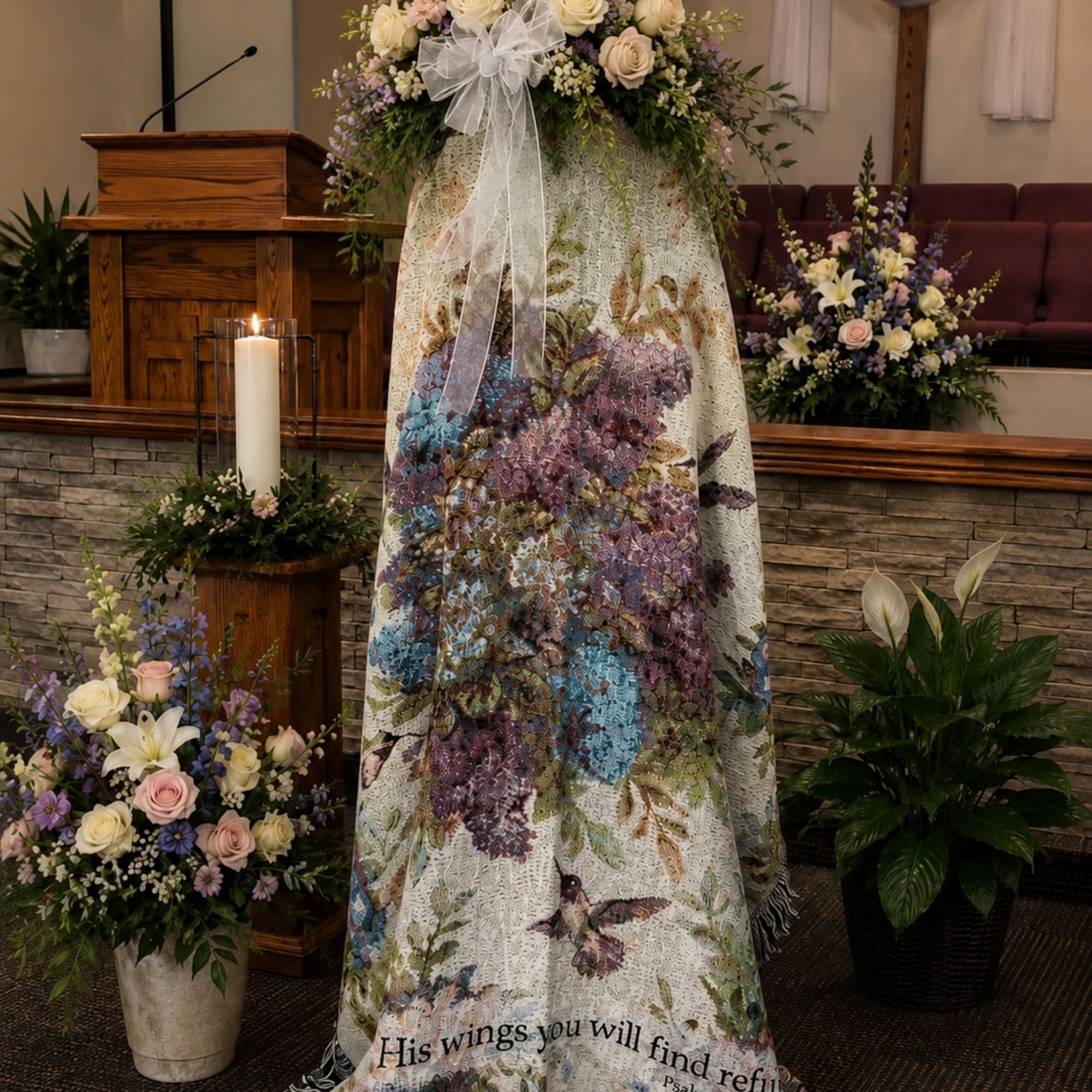 Wrap your loved ones in comfort, faith, and remembrance with our Whisper