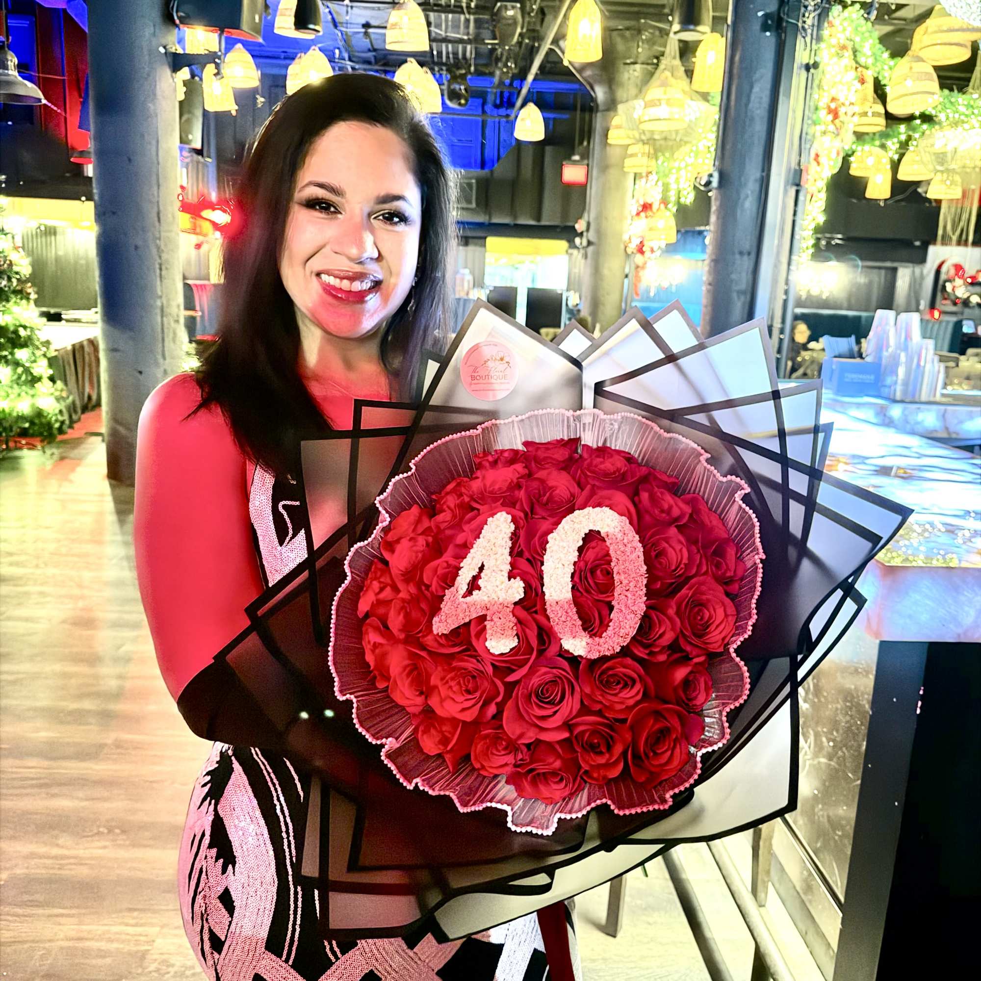 Celebrate a milestone birthday in unforgettable style with this stunning handcrafted bouquet