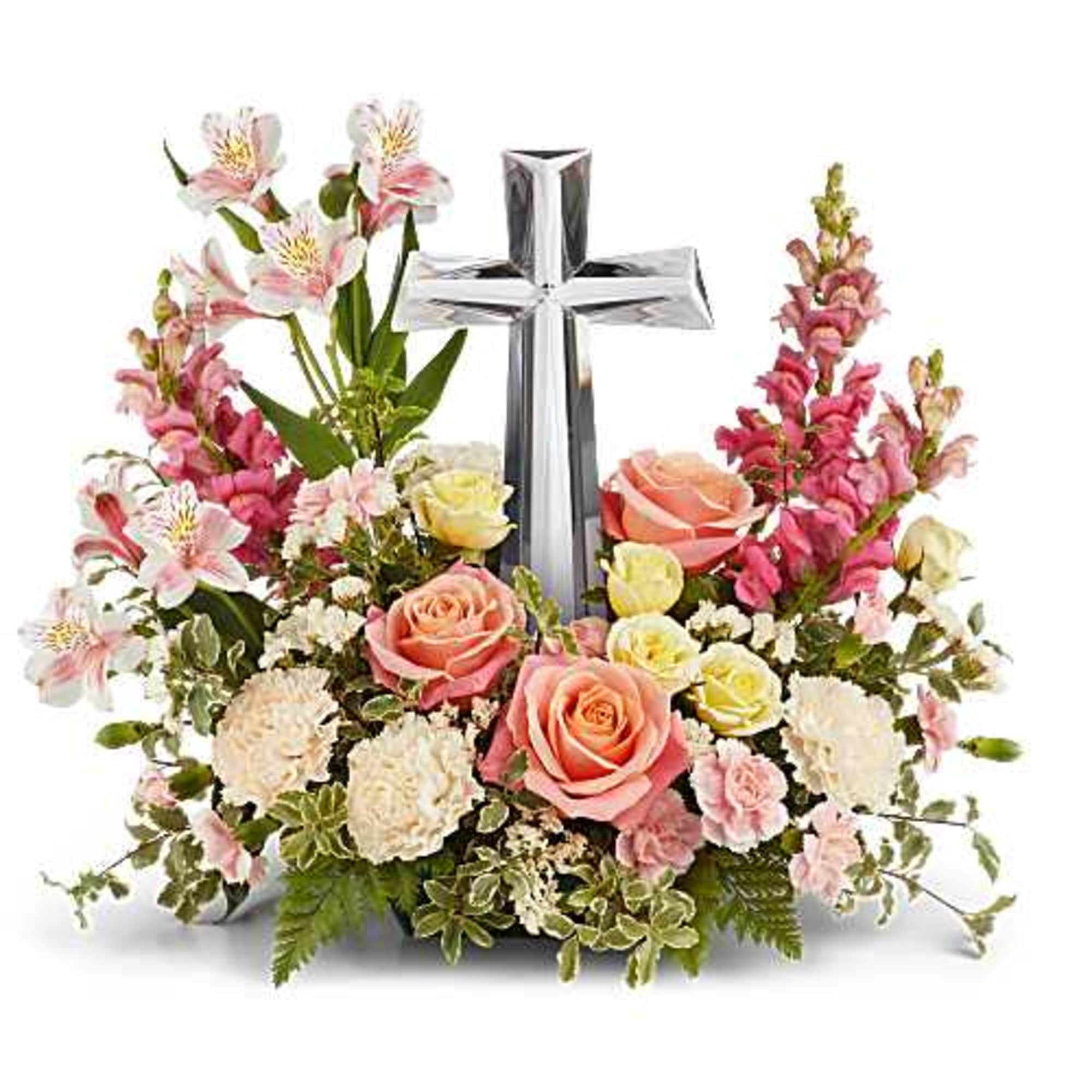 Celebrate faith and renewal with a Grace &amp; Glory Bouquet, featuring soft
