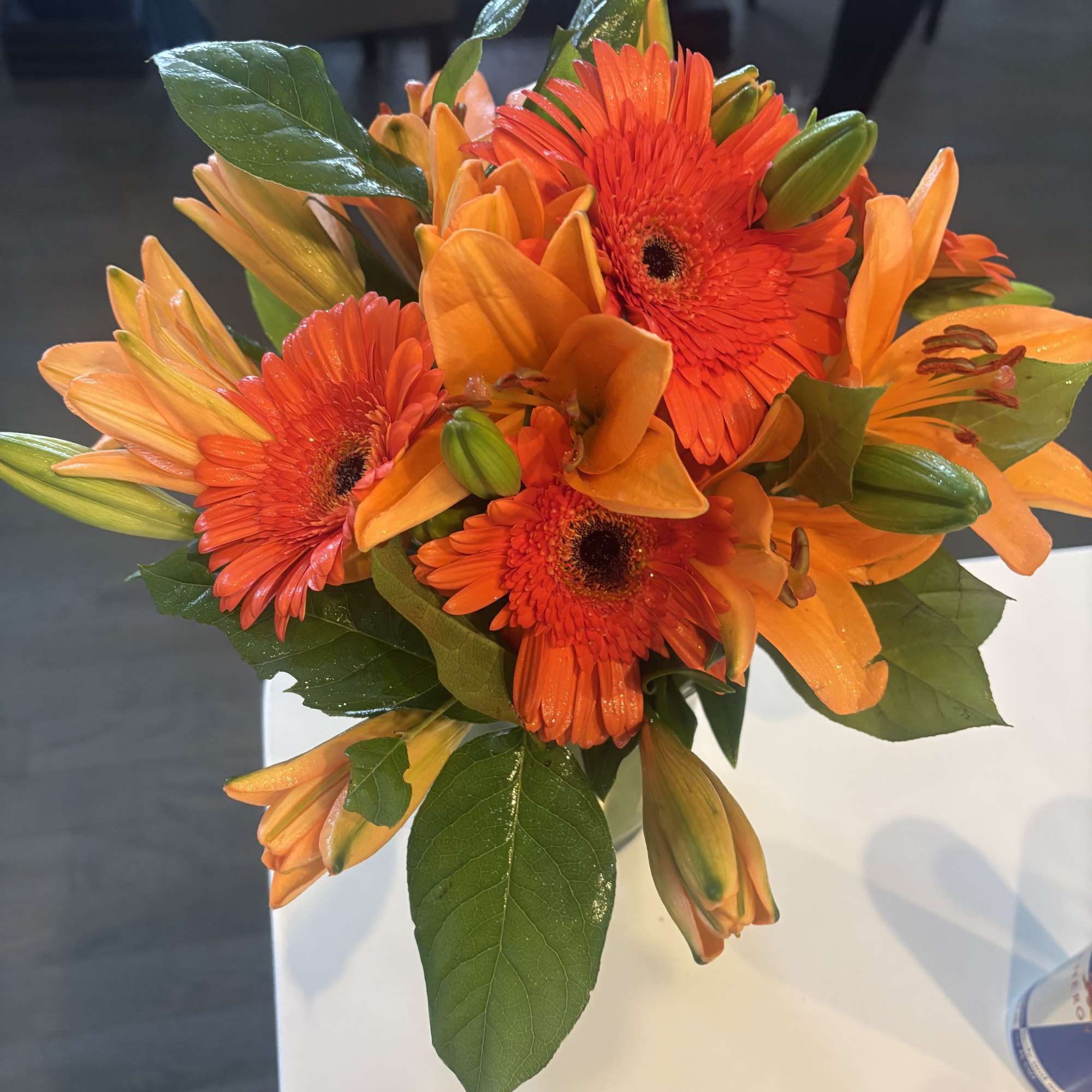 Orange lilies are a great gift to send for celebrating Grandparents Day