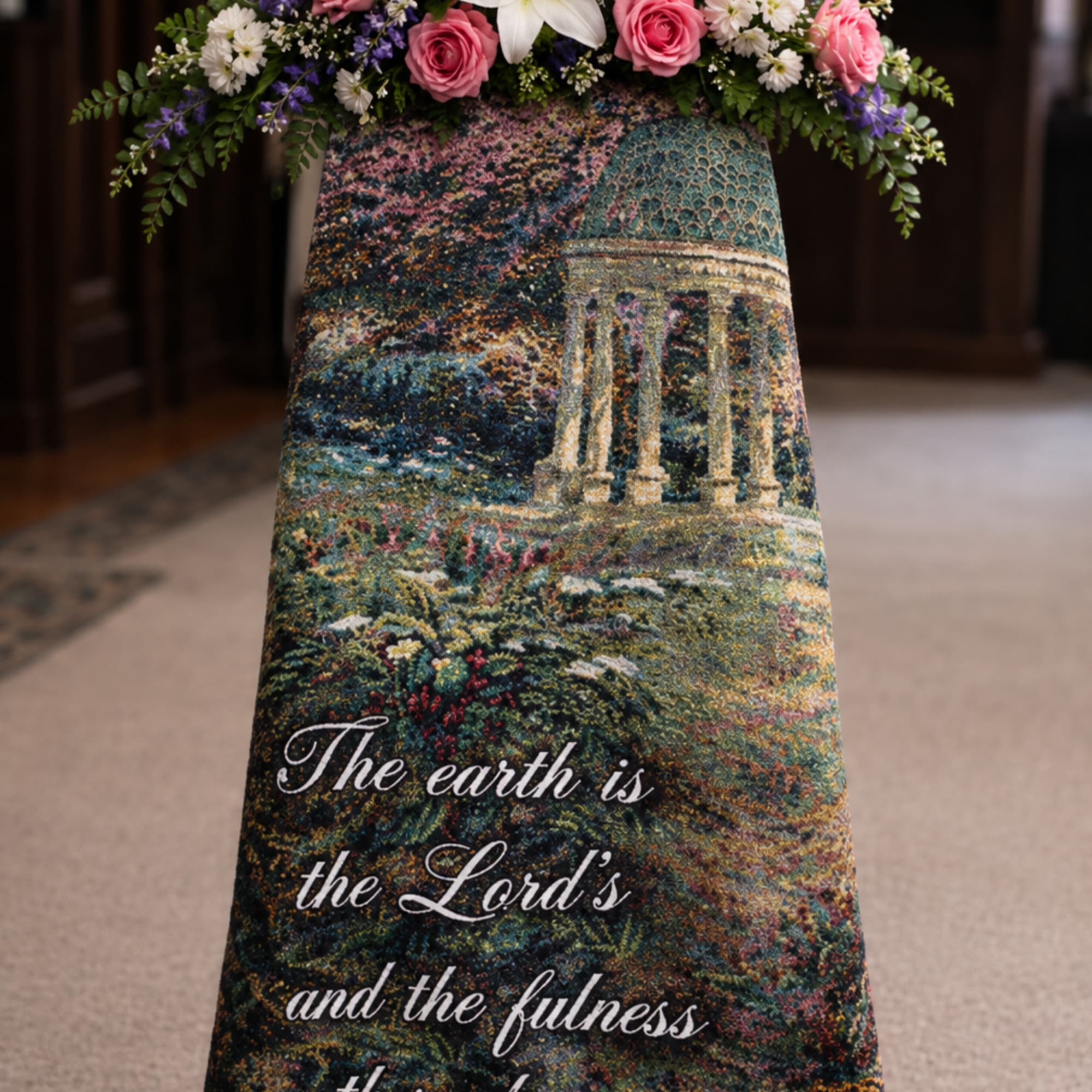 Share a message of faith, beauty, and encouragement with this Psalm 24:1