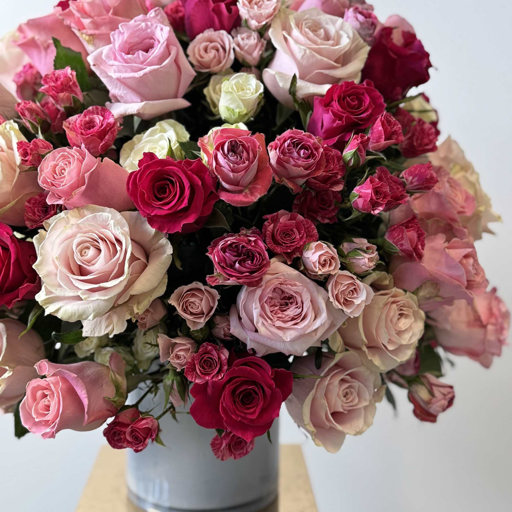 Behold a grand tribute to romance from Irvine Village Flowers! This resplendent