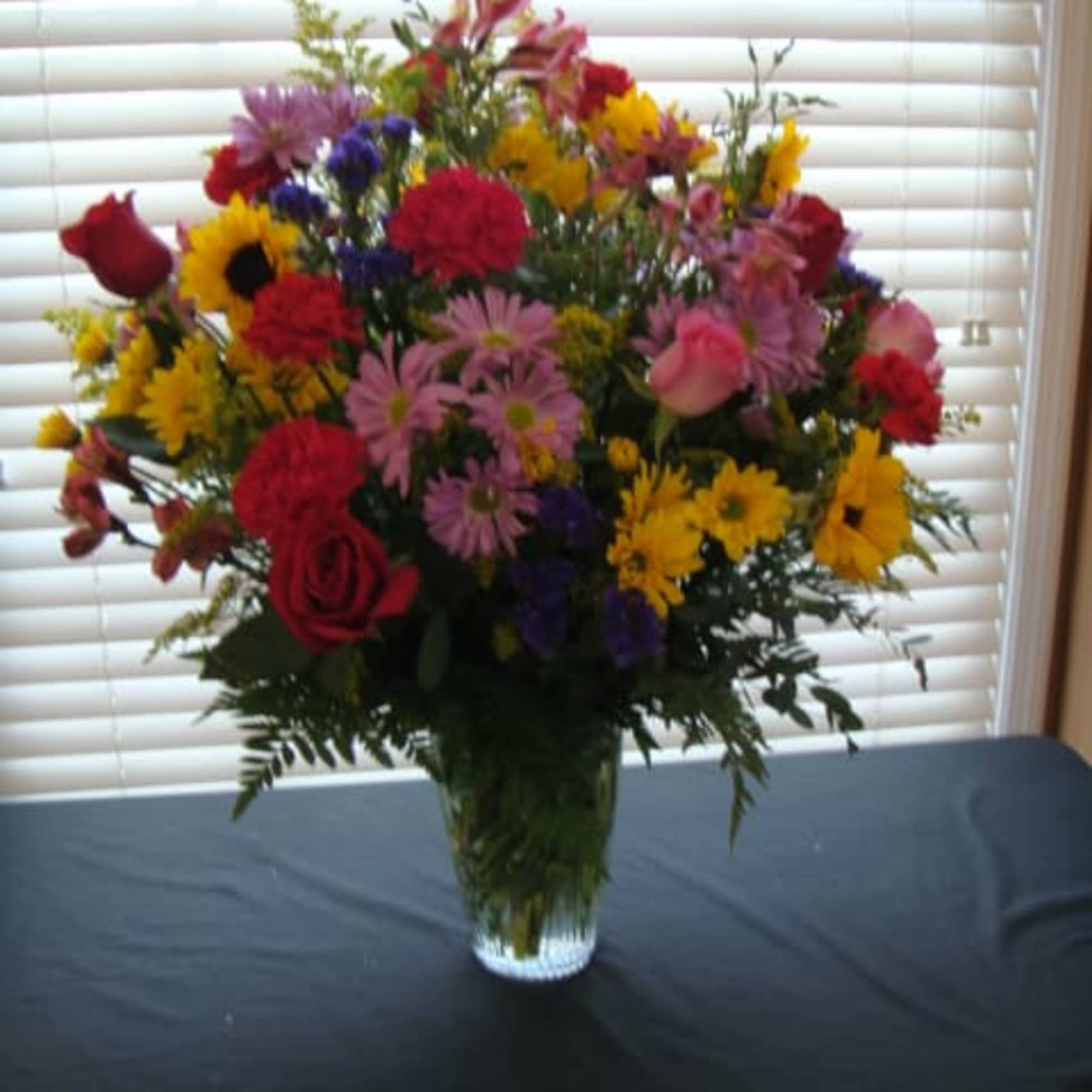 Mix Of Seasonal Flowers 