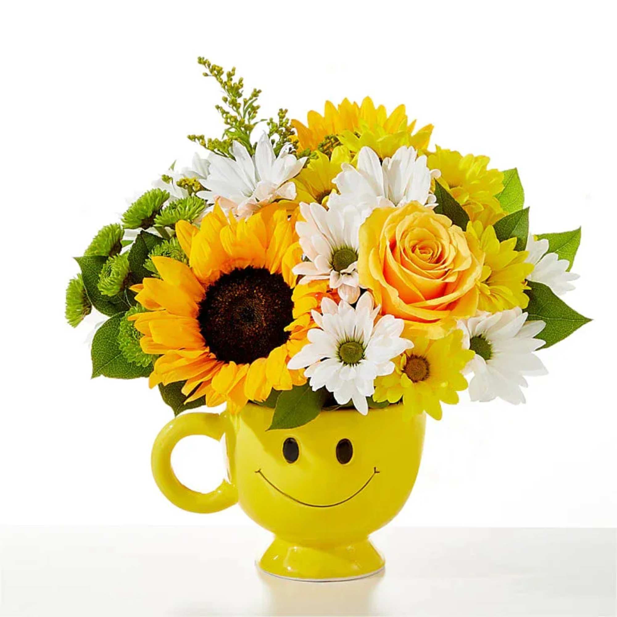 Put a smile on their face with this mug of sunny blooms!

Bloom