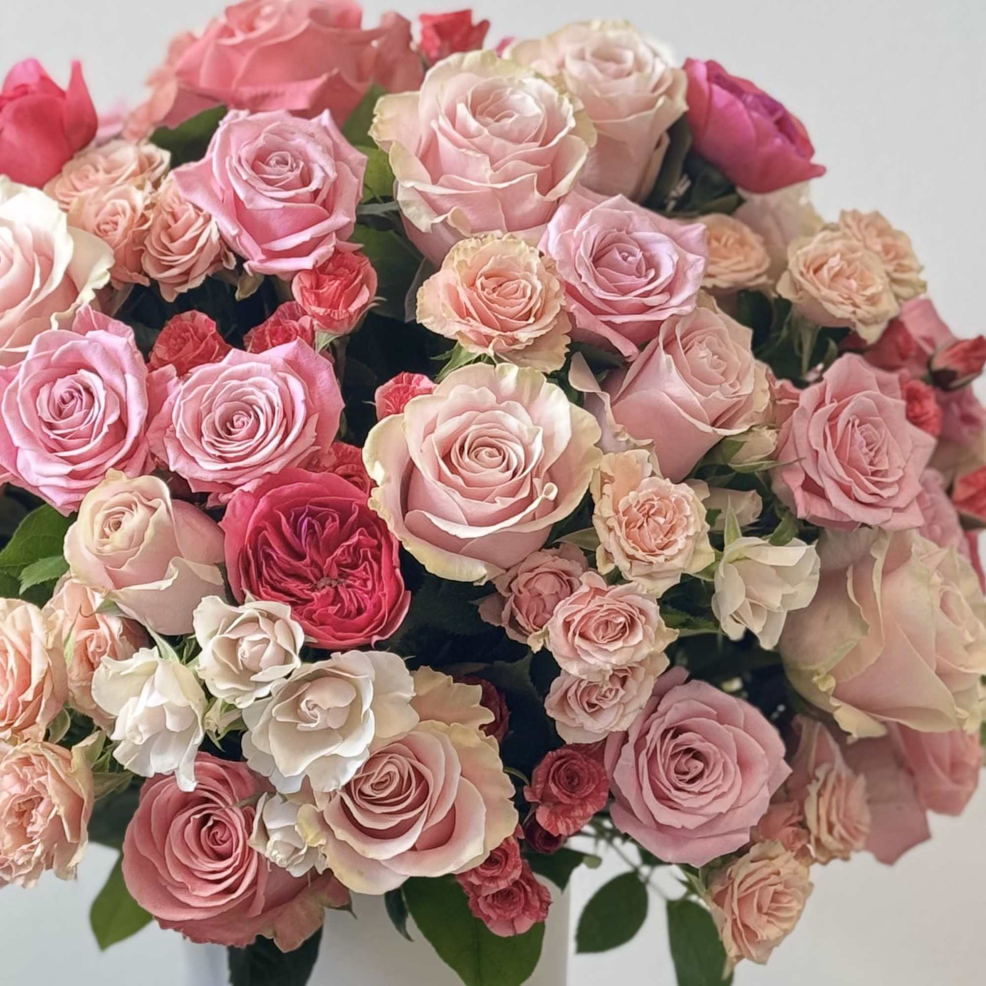 Discover the epitome of romance with our "Lovely Romance" luxury rose arrangement