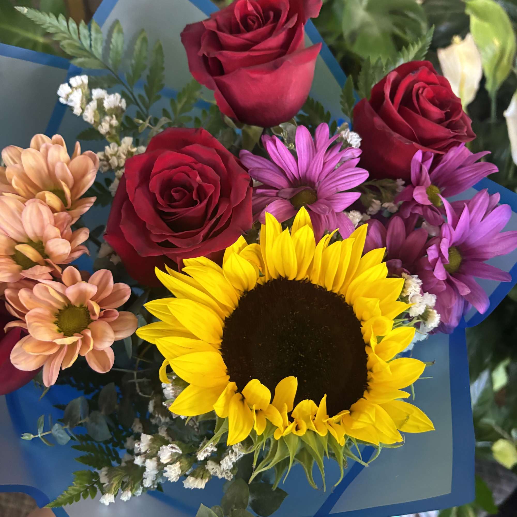 Reasonable flower substitutions may be made due to availability