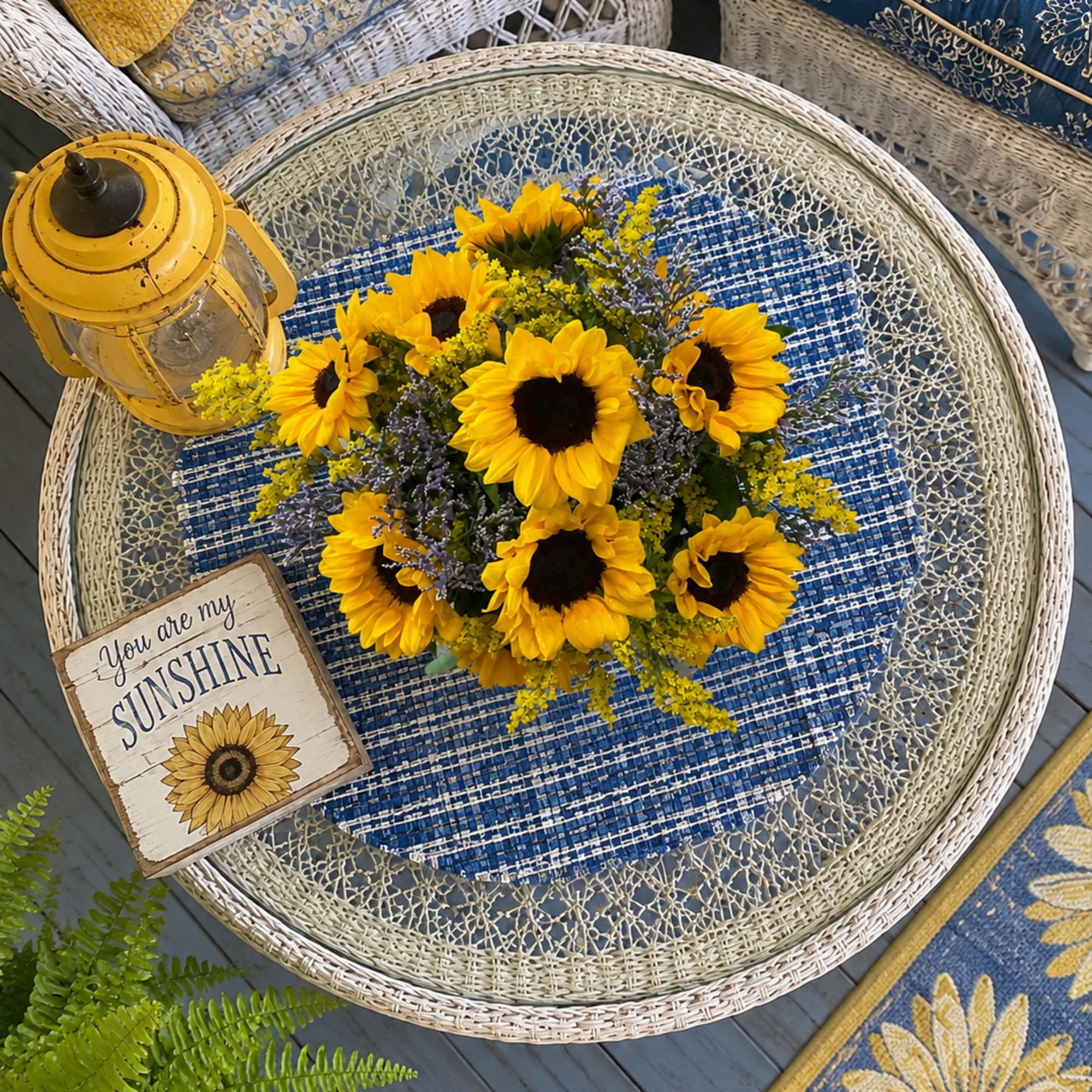 Golden sunshine, clear blue skies, and the simple joys of summer inspired