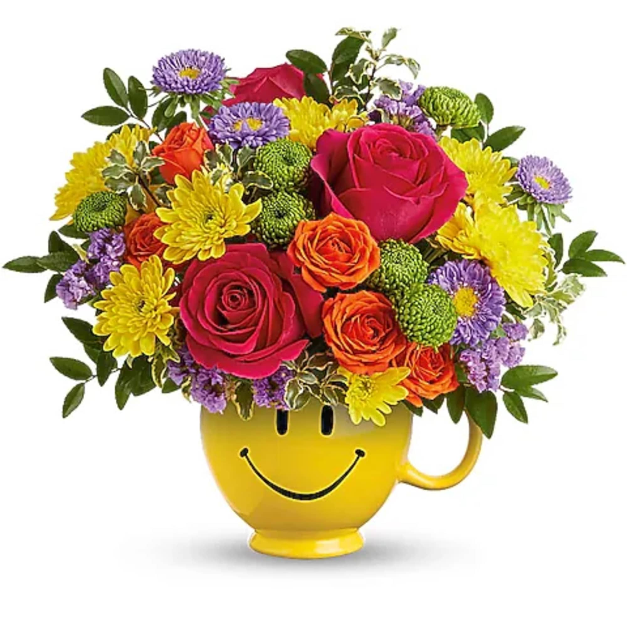 Smile, you've got flowers&hellip;and a mug! Brighten their day with a burst